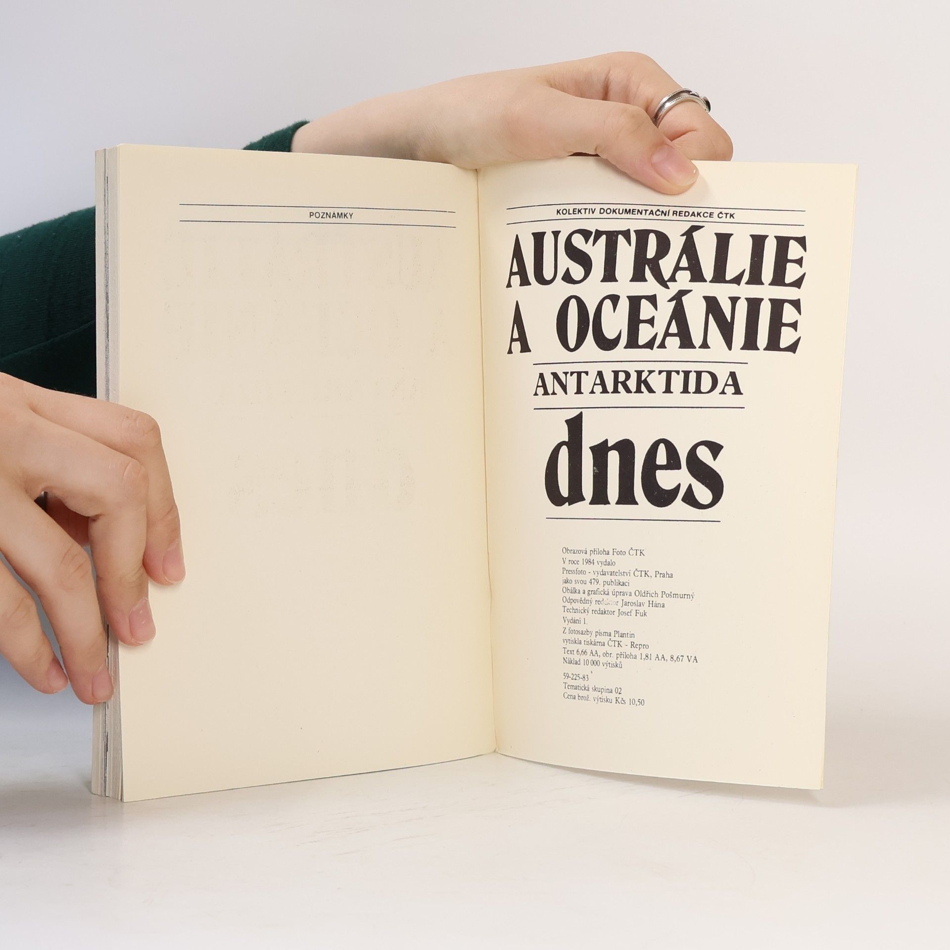 Jaroslav Hána Austrálie a Oceánie, Antarktida dnes