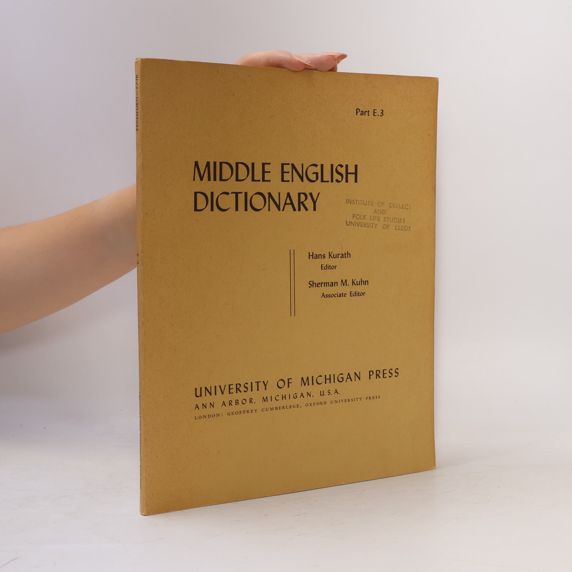 Middle English Dictionary