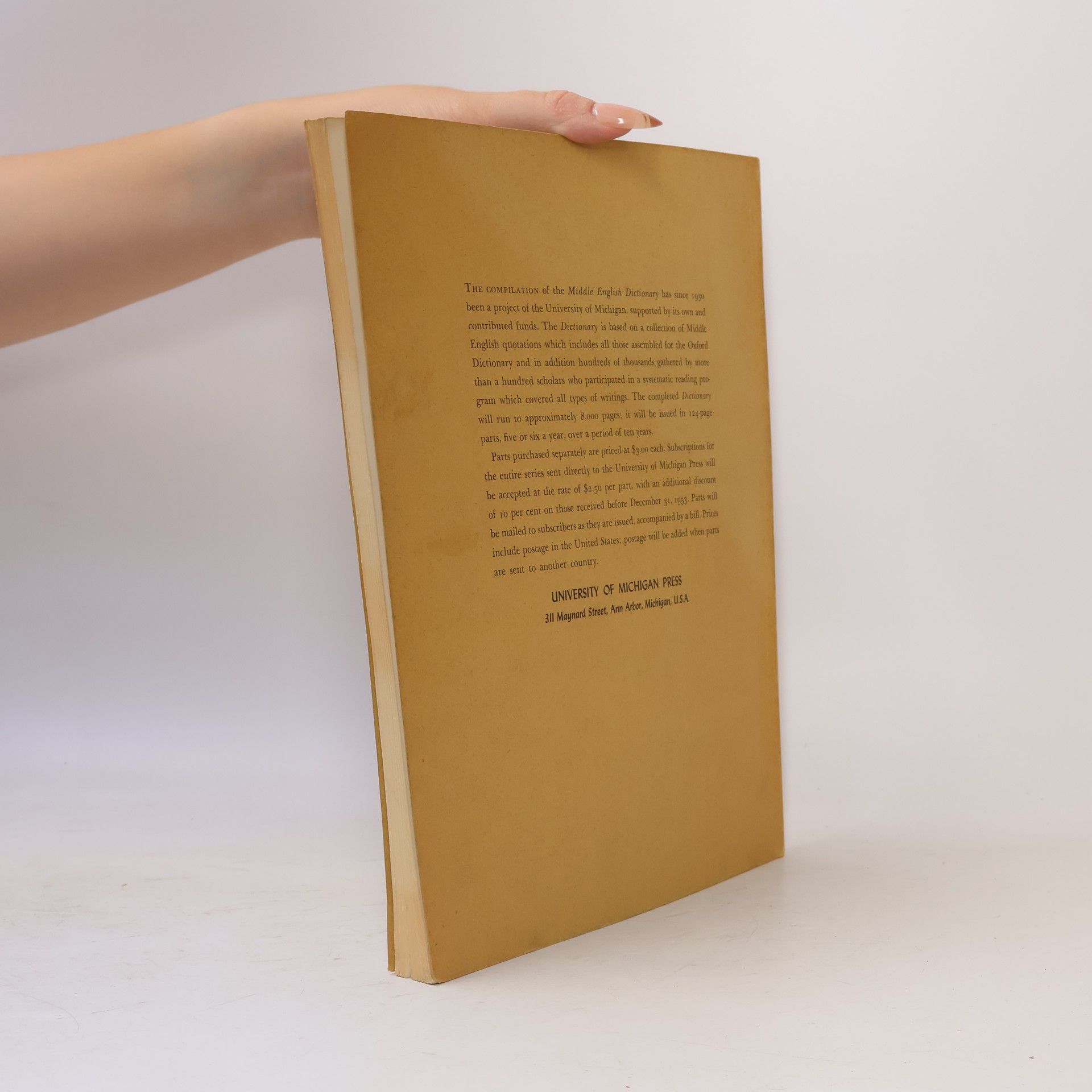 Sherman M. Kuhn Middle English Dictionary
