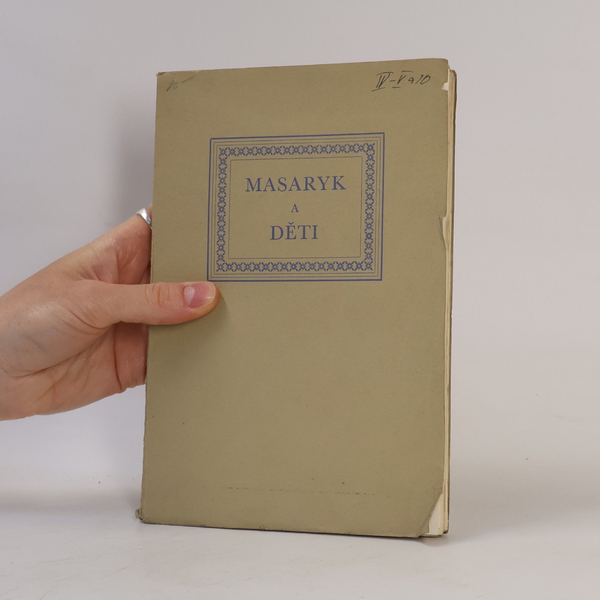 Tomáš Garrigue Masaryk Masaryk a děti
