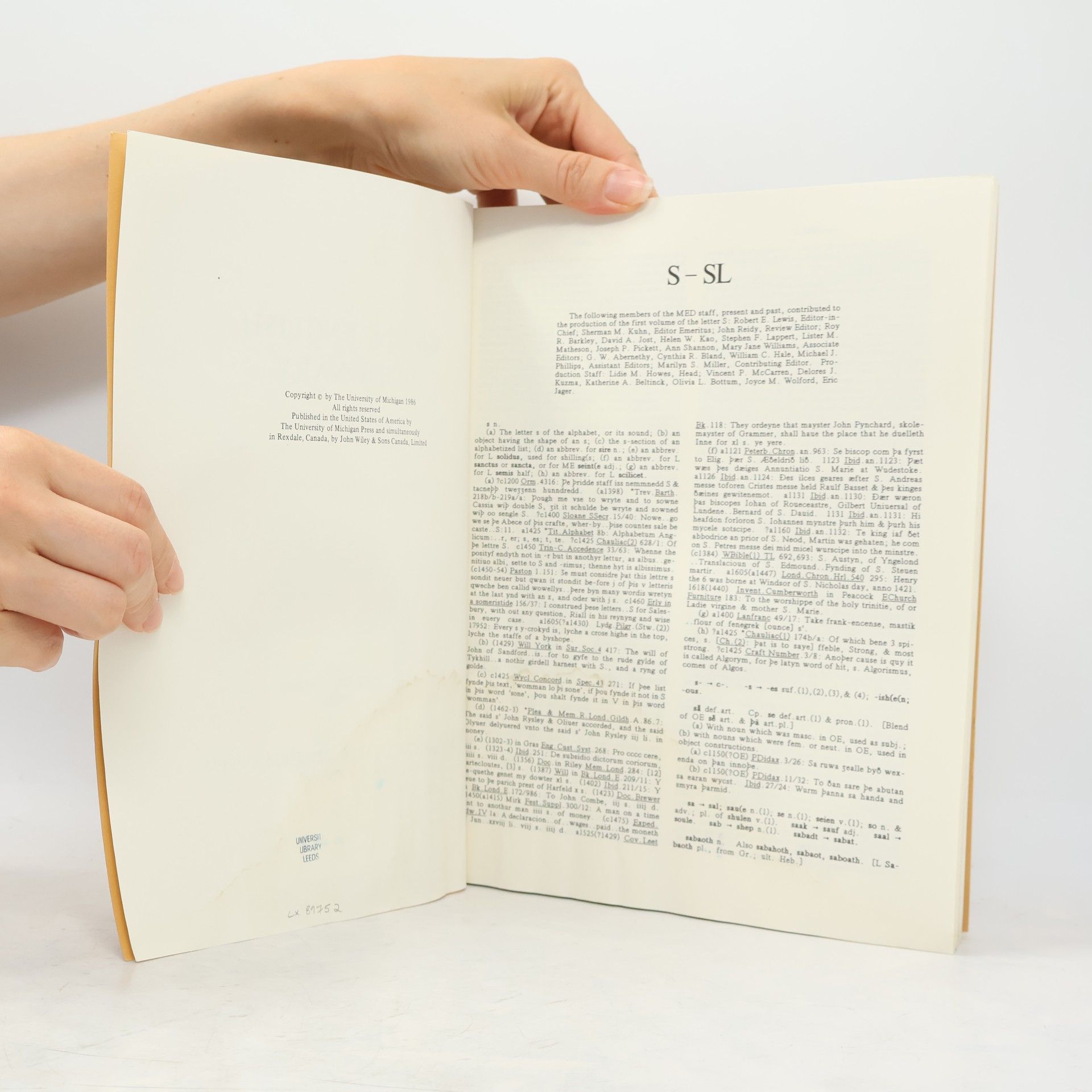 AA.VV. Middle English Dictionary