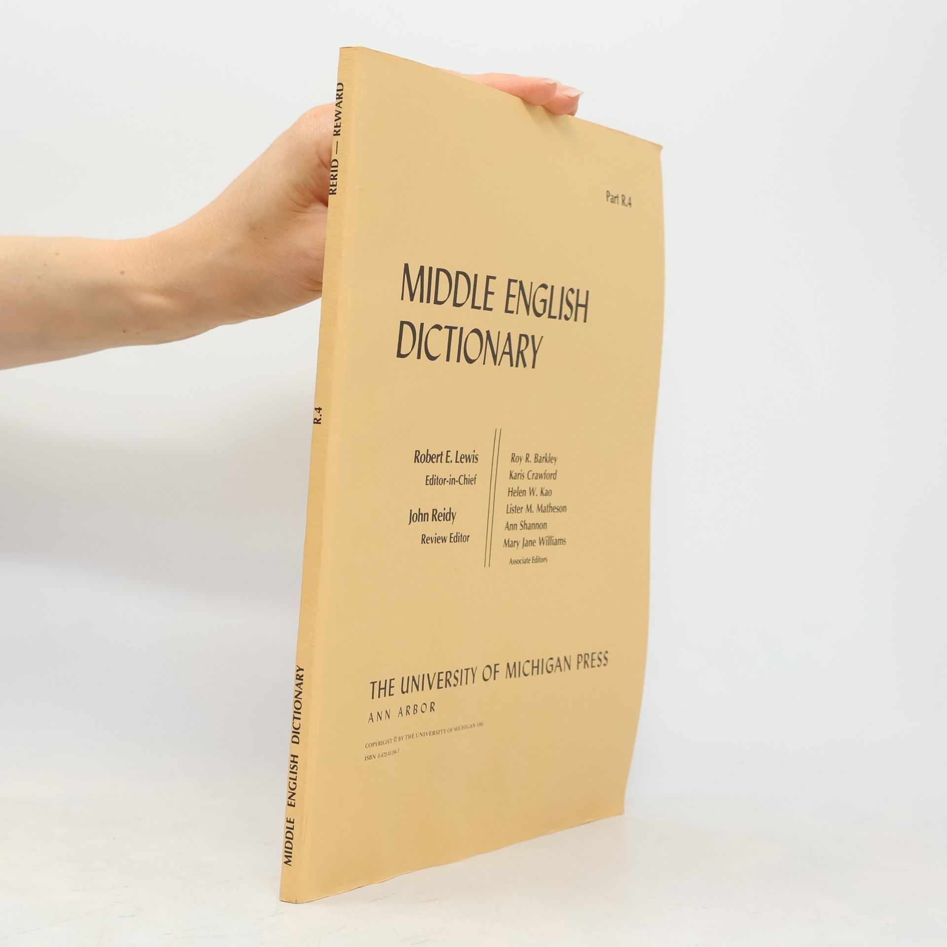 Helen W. Kao Middle English Dictionary