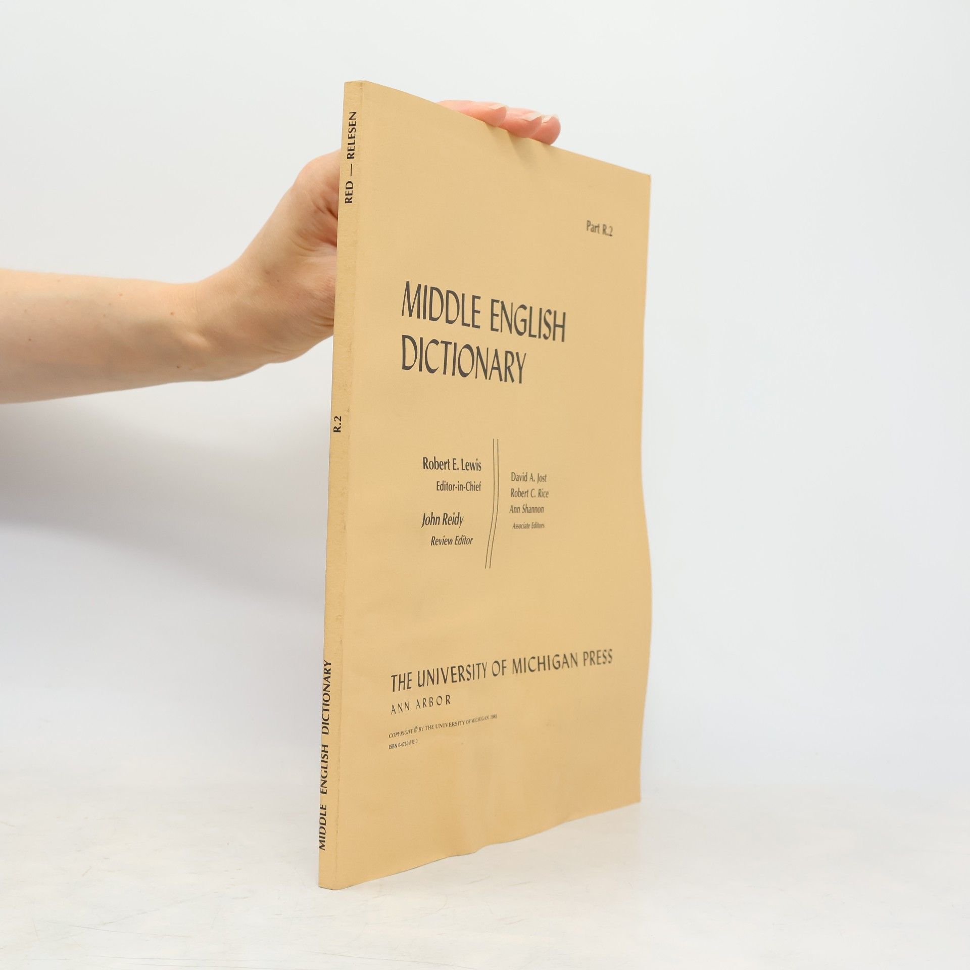 David A. Jost Middle English Dictionary