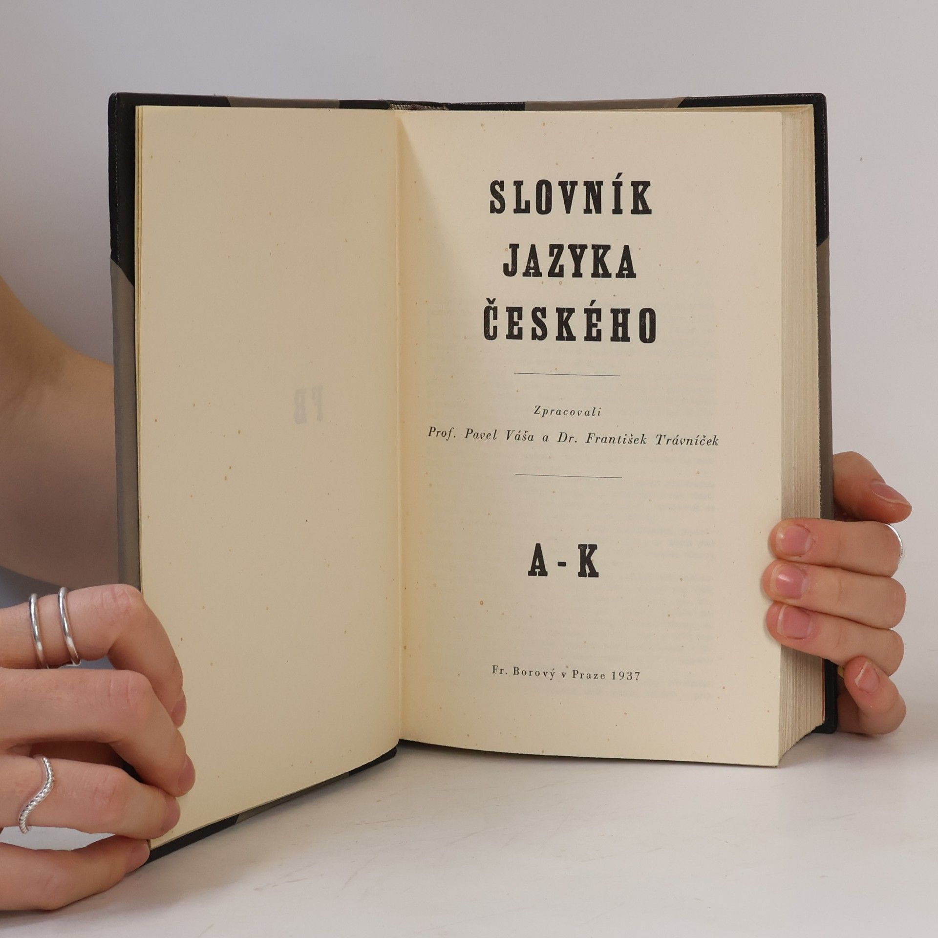 Pavel Váša Slovník jazyka českého. A-K