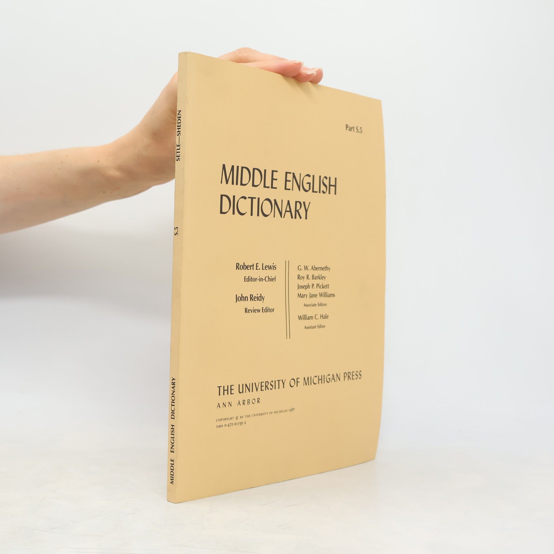 Sherman McAllister Kuhn Middle English Dictionary