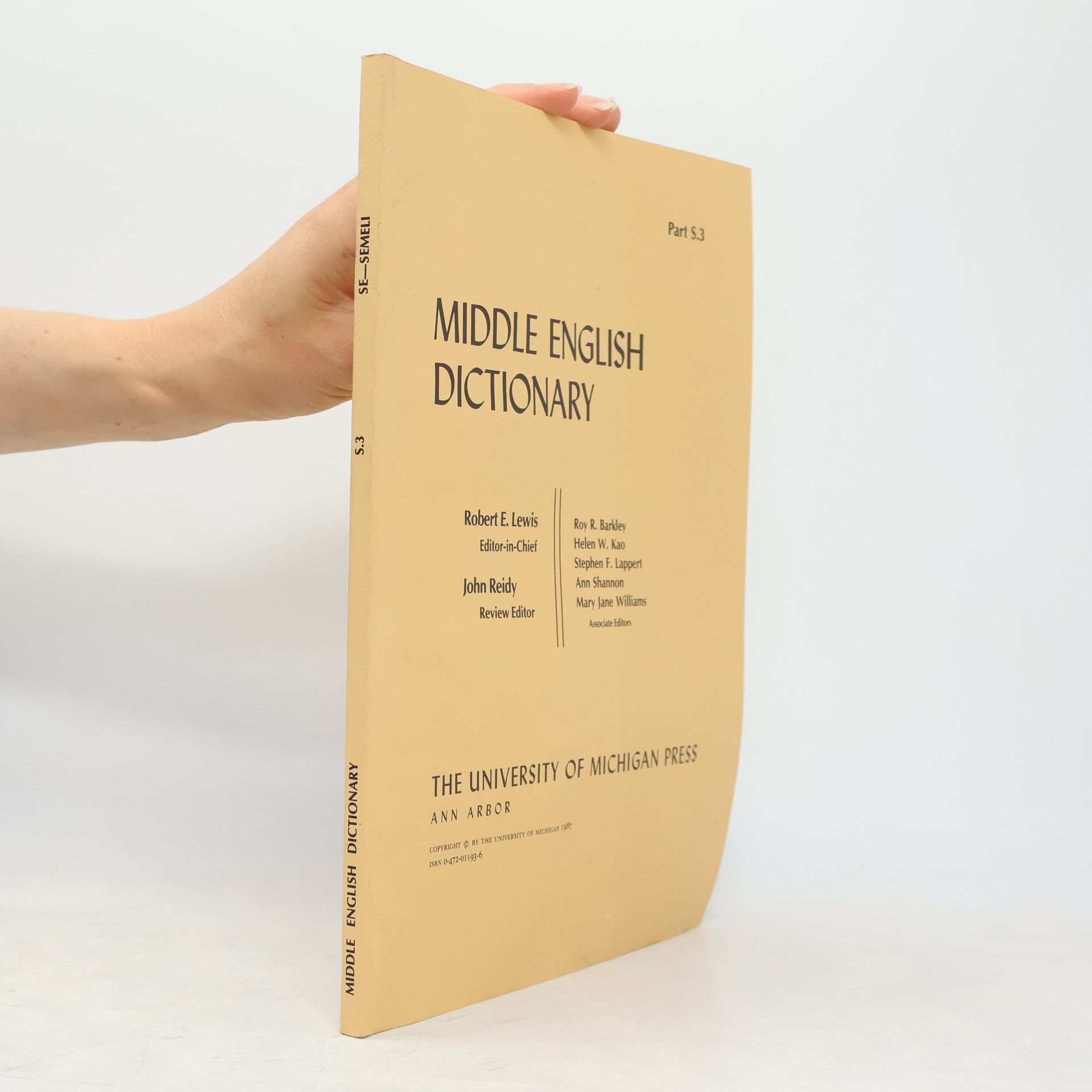 Helen W. Kao Middle English Dictionary