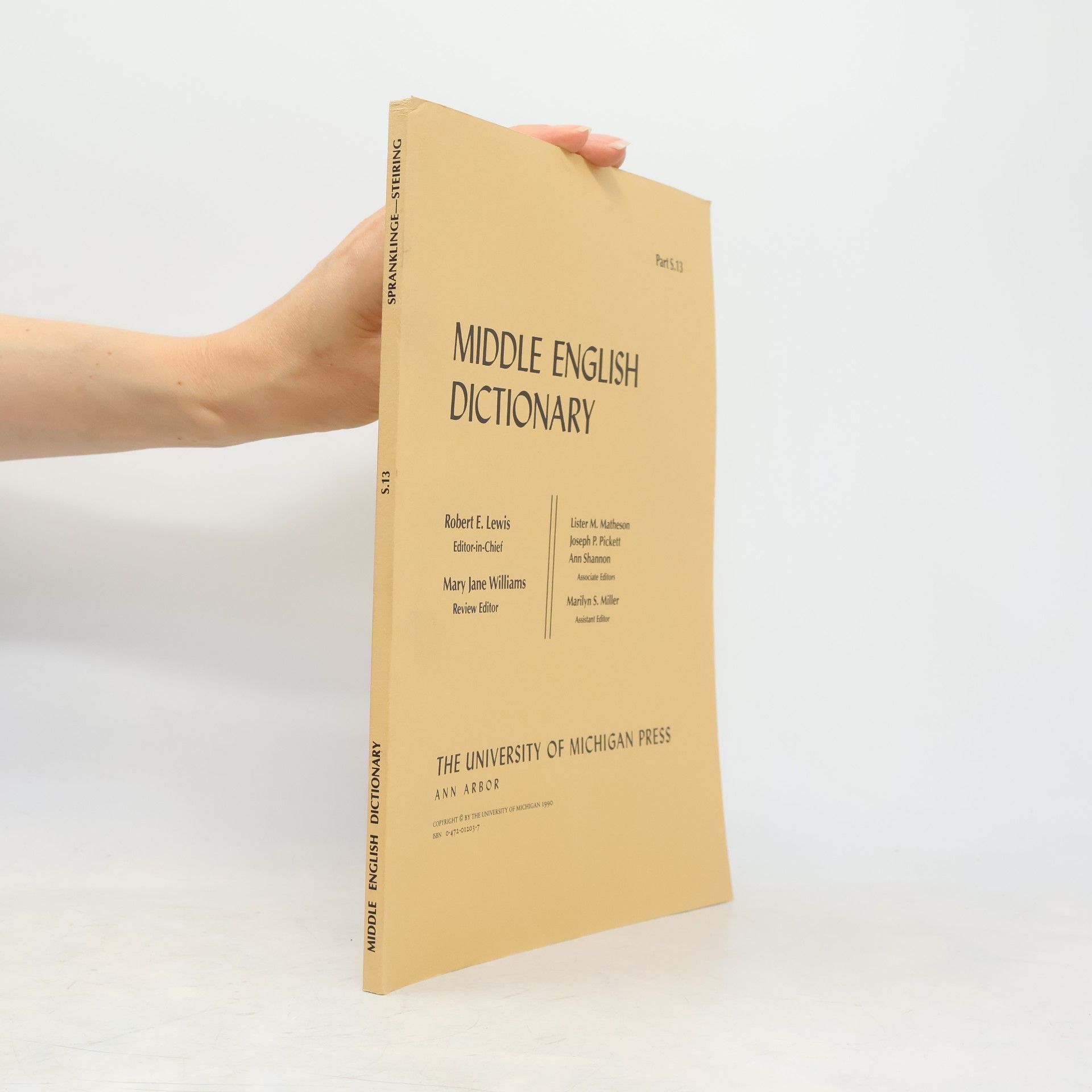 Marilyn S. Miller Middle English Dictionary