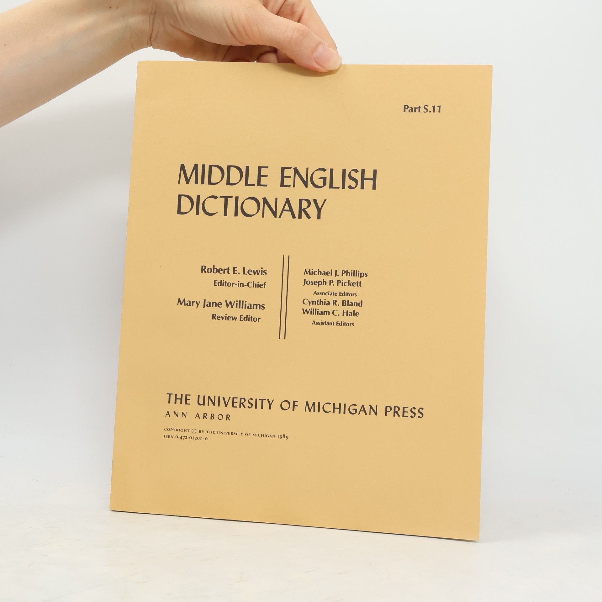 Robert E. Lewis Middle English Dictionary