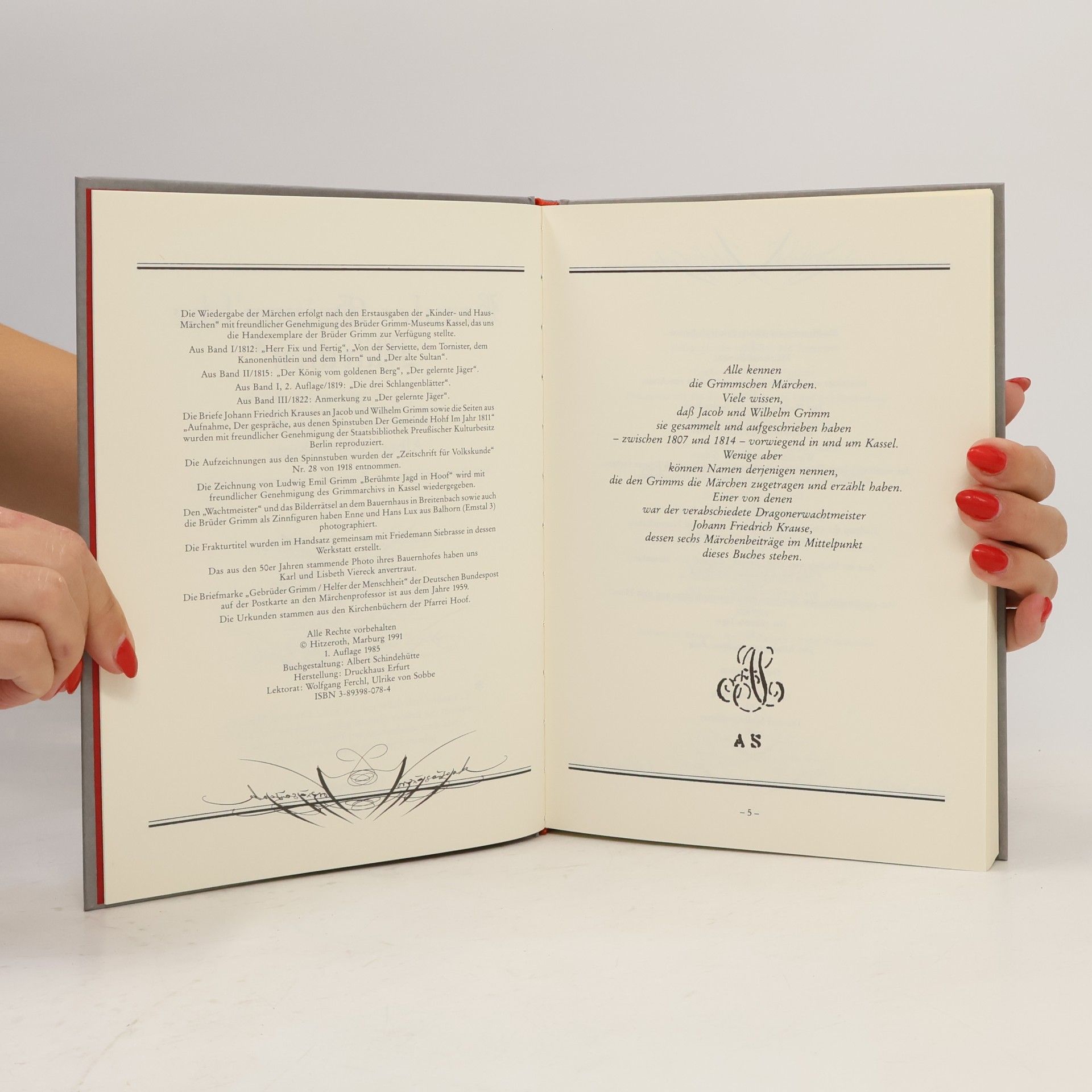 Albert Schindehütte Krauses Grimm'sche Märchen. Mit vielen "zeitgenössischen" Bildern und einem Findemärchen nebst Anmerkungen zur Heimatkunde von Albert Schindehütte (mit 2 sign. Kunstbeilagen). Revidierte und um eine Traumvolle erweiterte Neuauflage