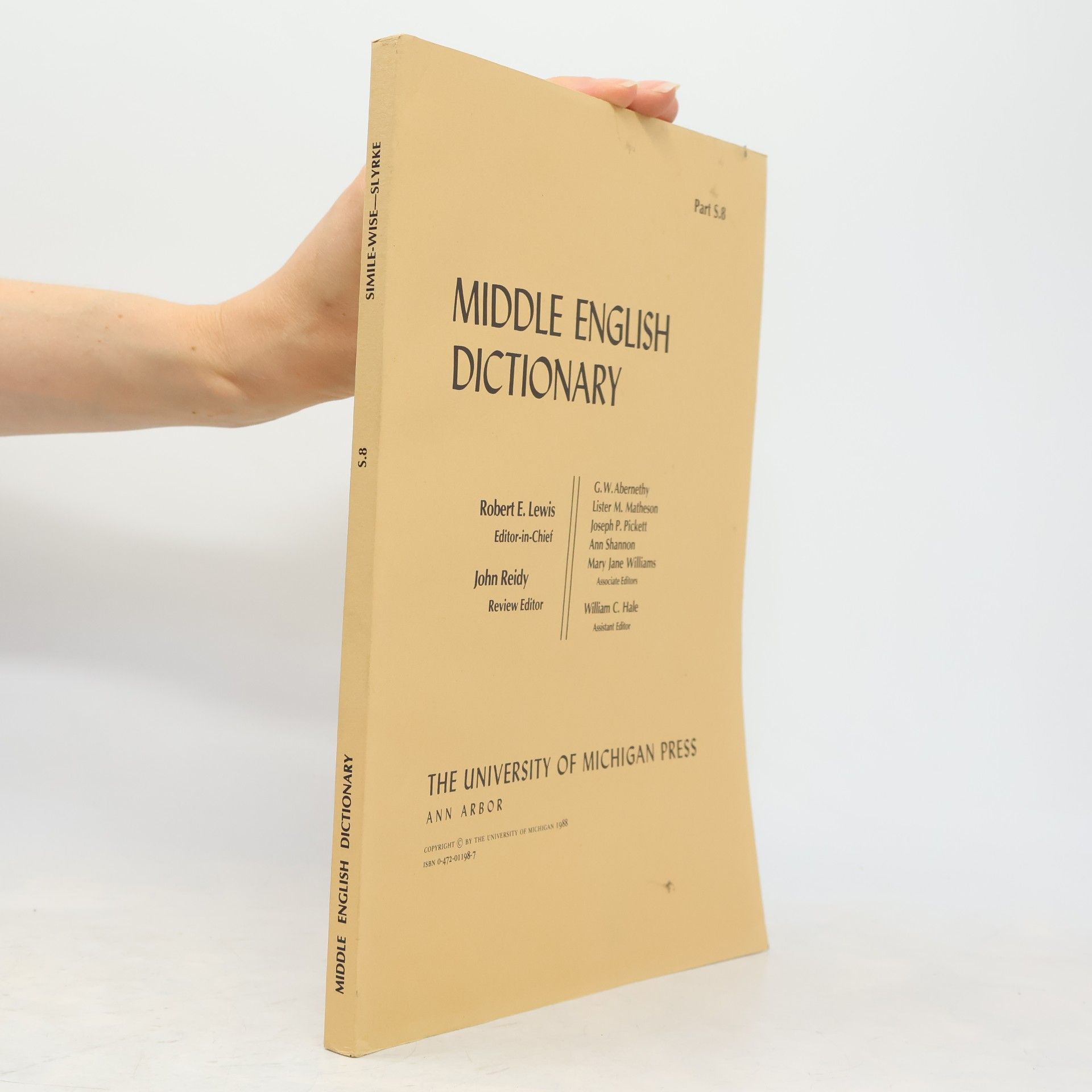 G. W. Abernethy Middle English Dictionary
