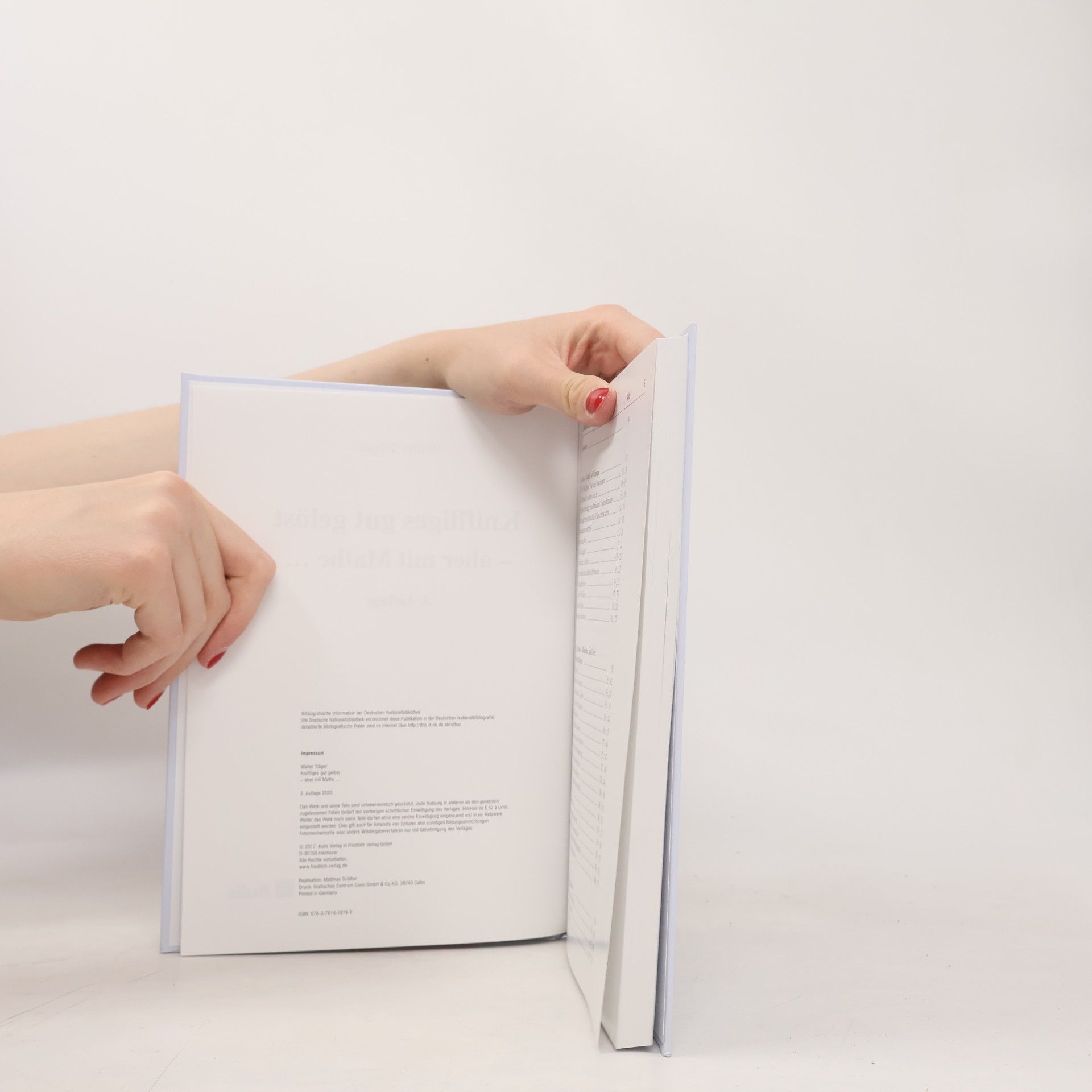 Walter Träger Kniffliges gut gelöst - aber mit Mathe ...