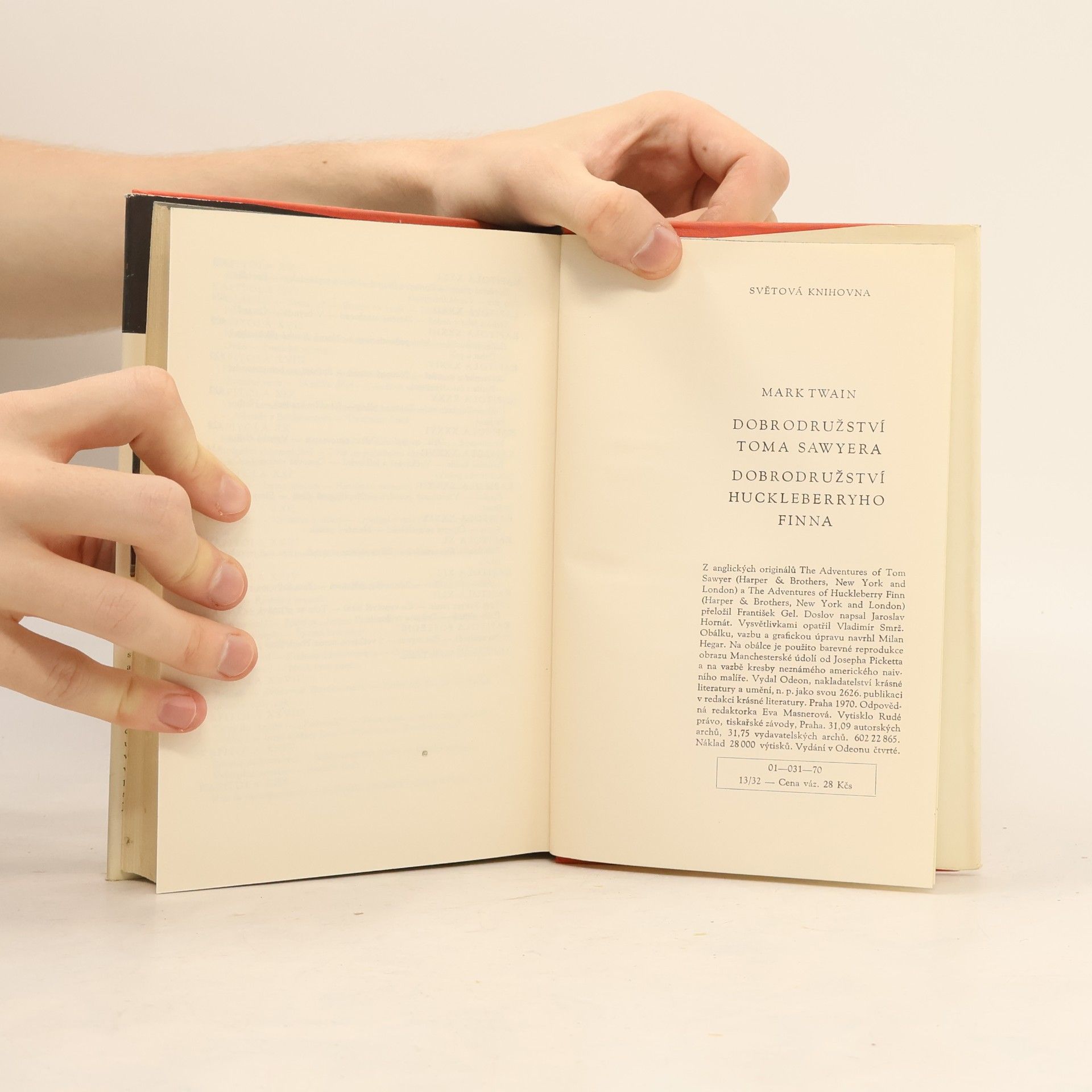 Mark Twain Dobrodružství Toma Sawyera. Dobrodružství Huckleberryho Finna