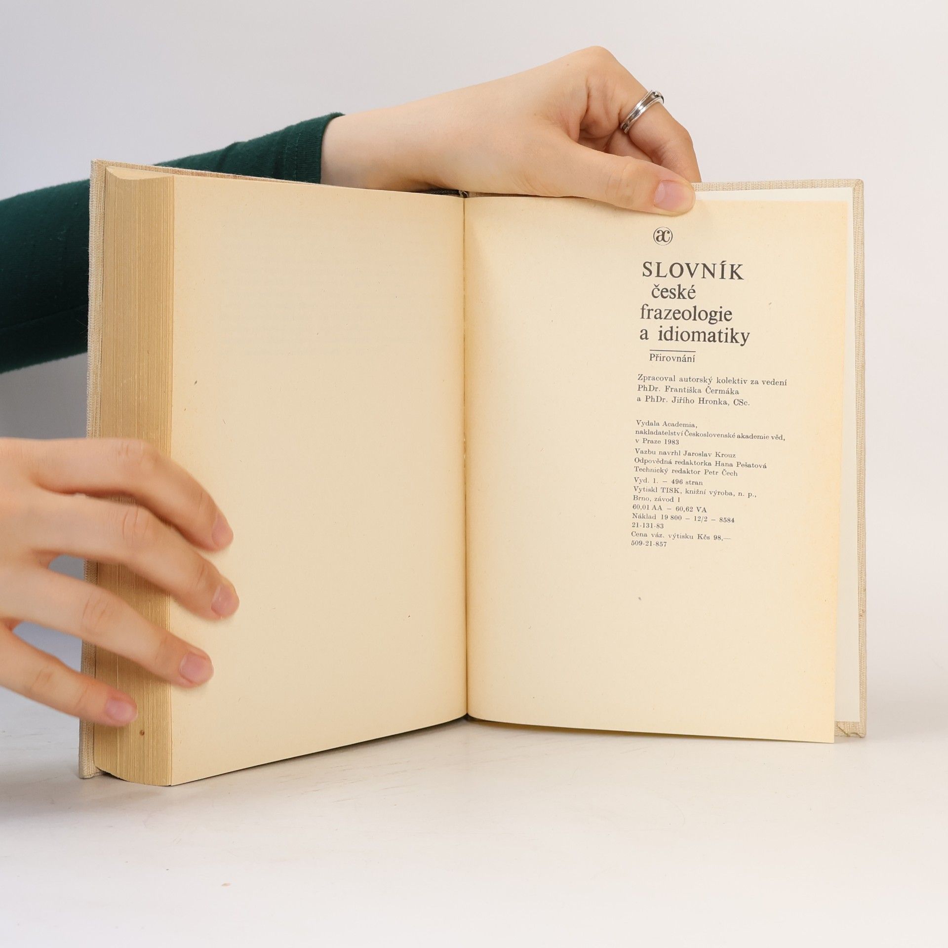 František Čermák Slovník české frazeologie a idiomatiky. Přirovnání