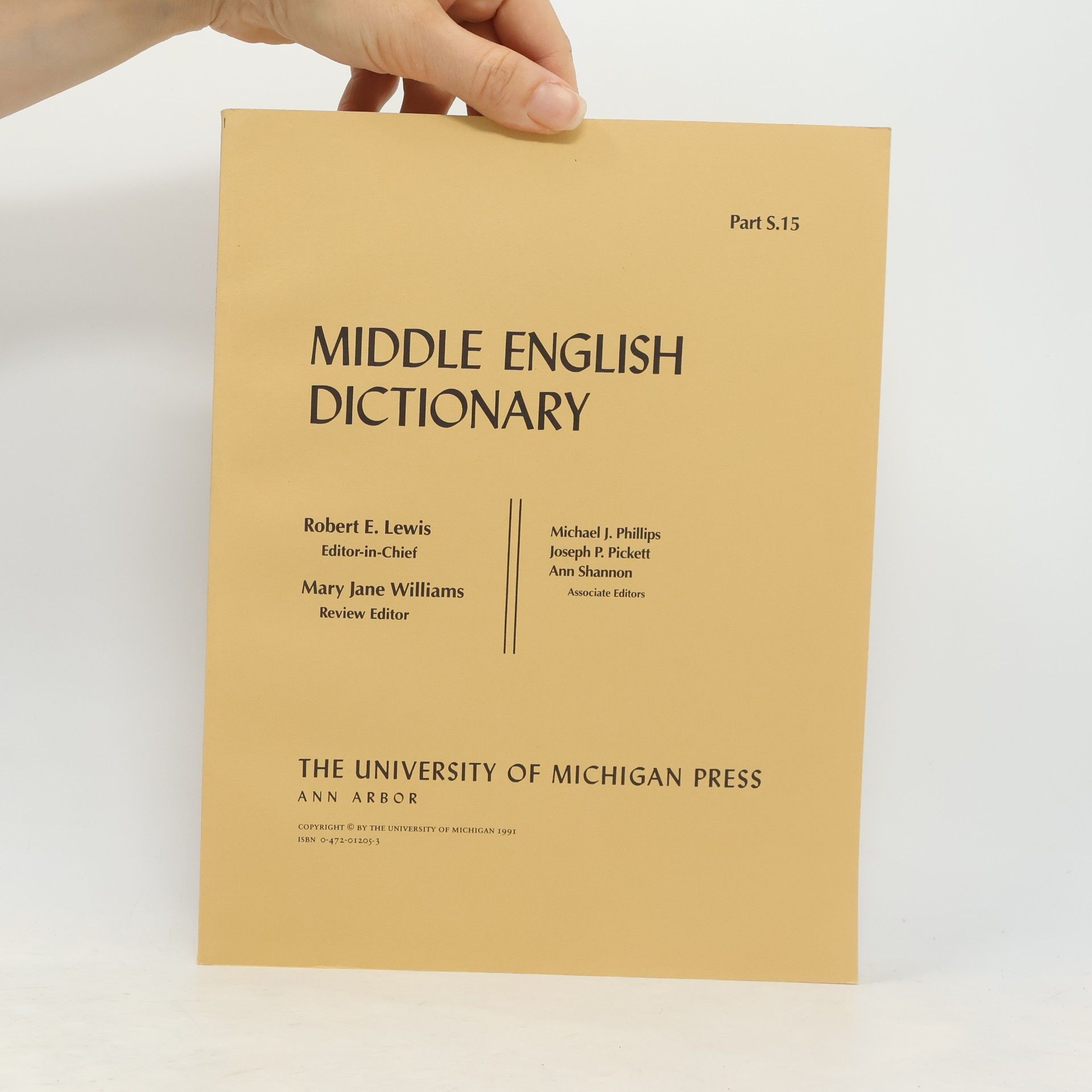 Robert E. Lewis Middle English Dictionary