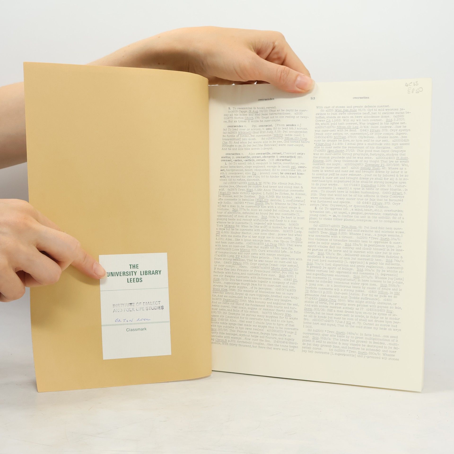 Sherman McAllister Kuhn Middle English Dictionary