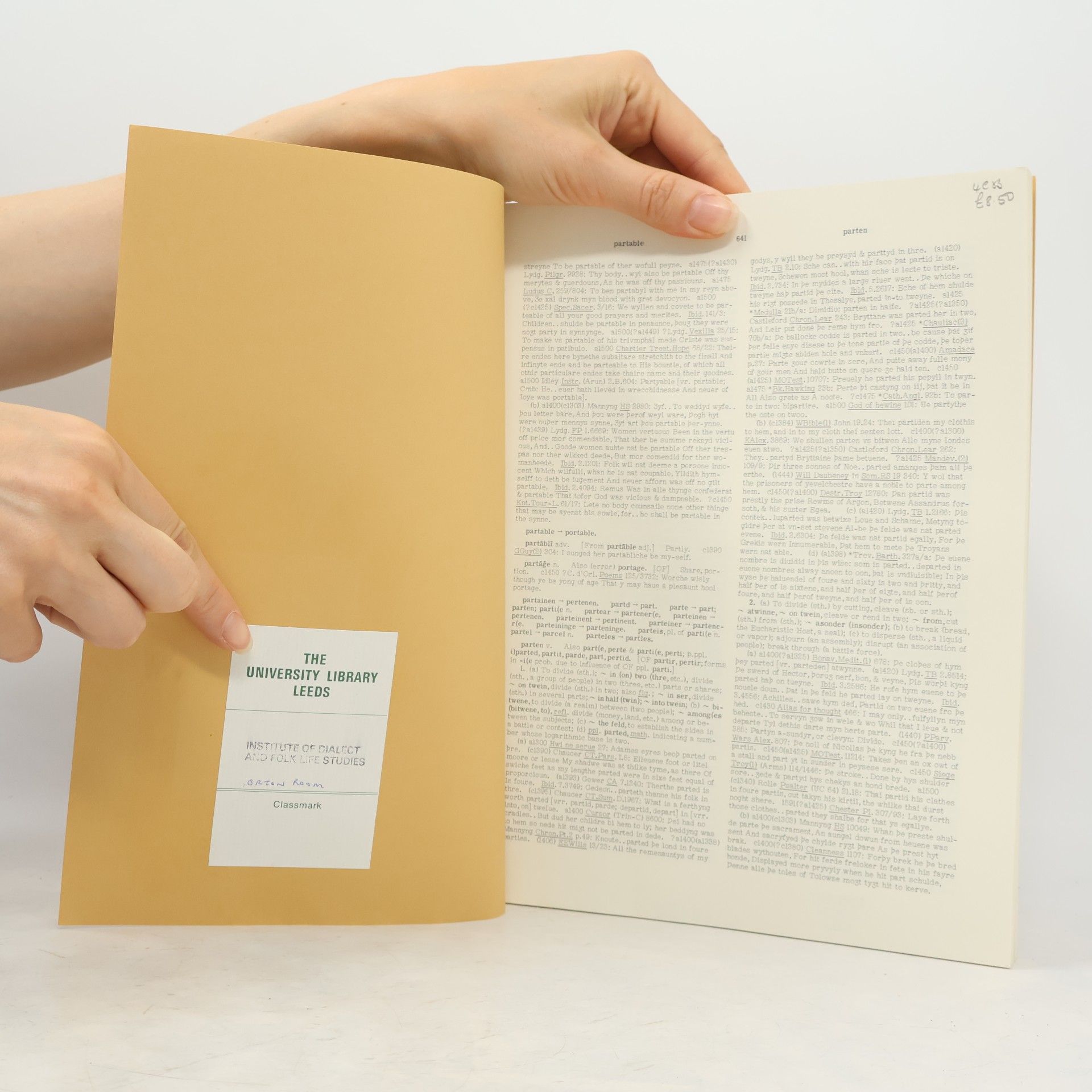 Sherman M. Kuhn Middle English Dictionary
