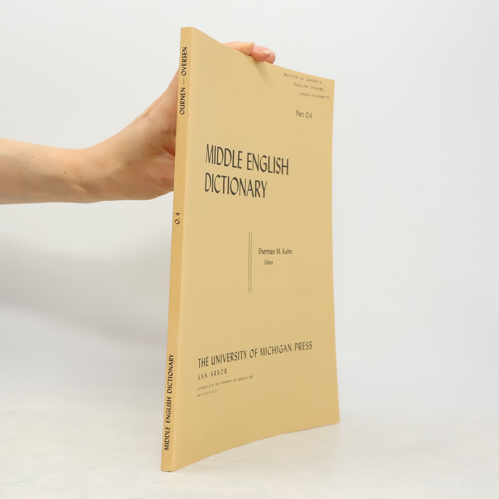 Robert E. Lewis Middle English Dictionary