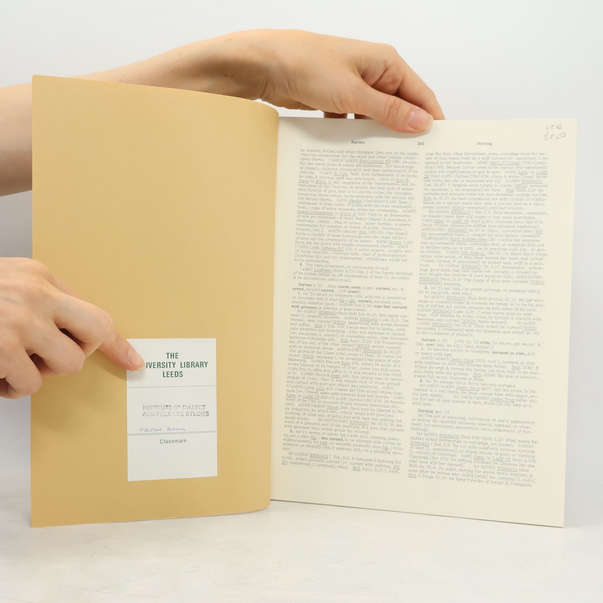 Sherman M. Kuhn Middle English Dictionary