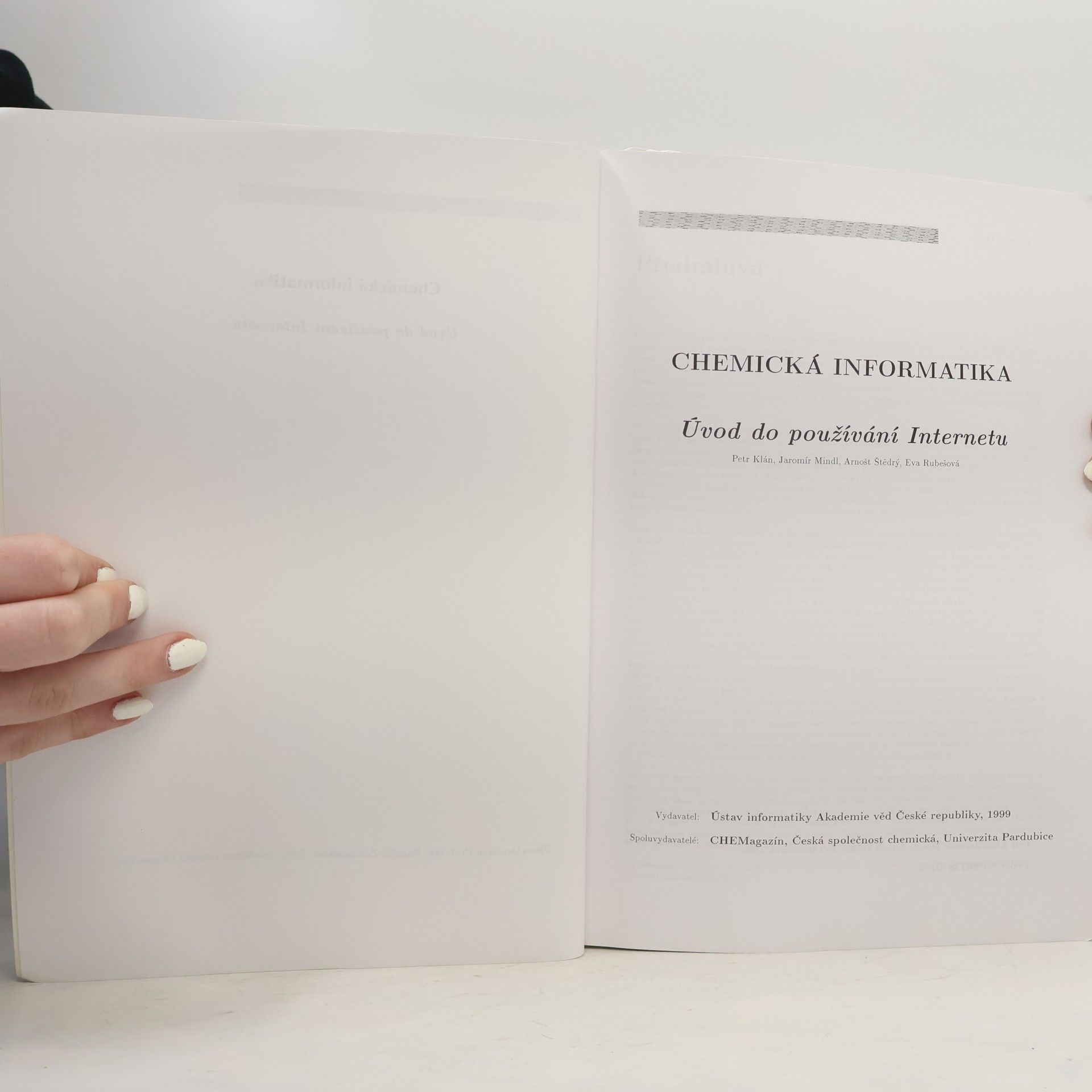 Petr Klán Chemická informatika