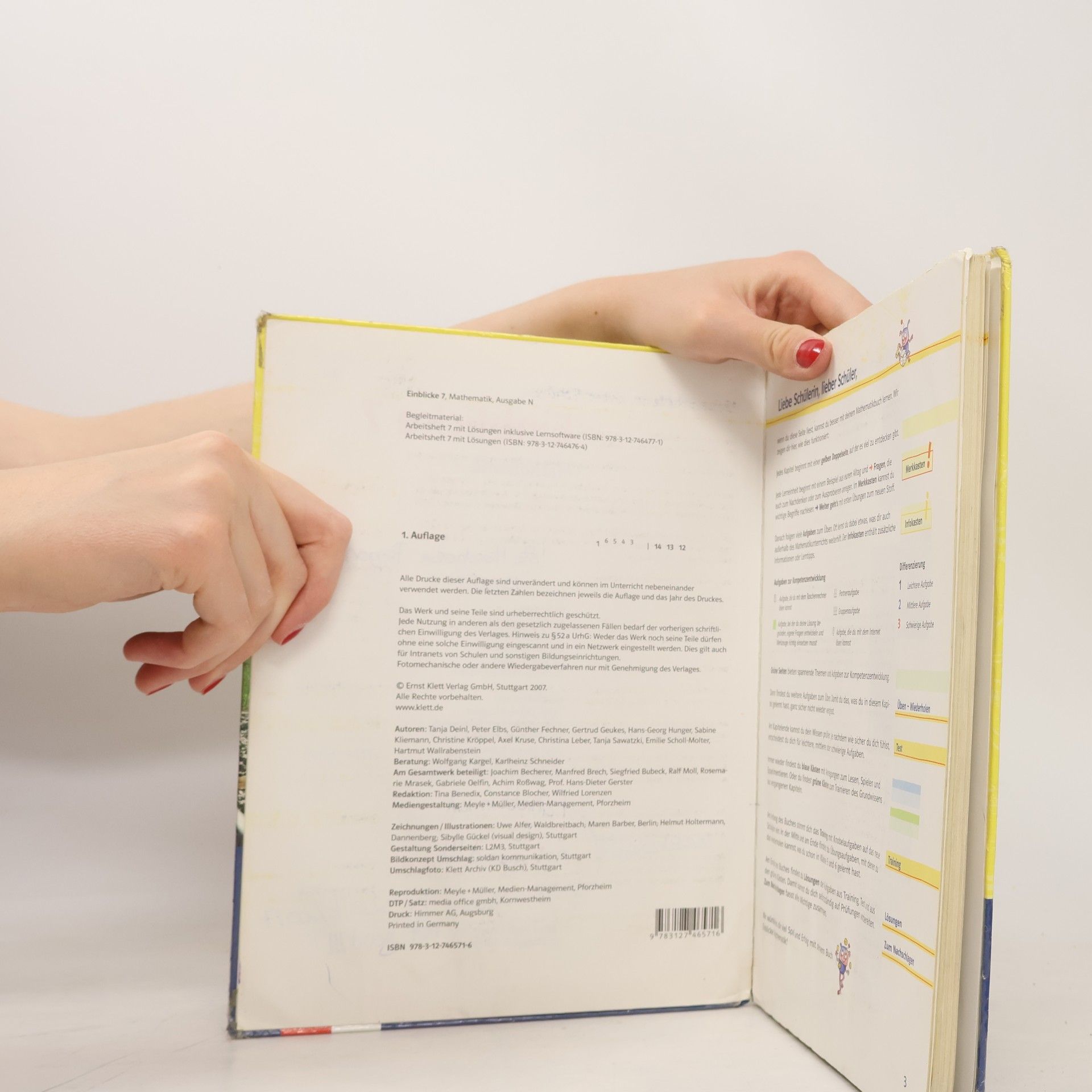Einblicke - 7: Einblicke Mathematik - Ausgabe für Niedersachsen und Hessen. Neubearbeitung / Schülerbuch 7. Schuljahr