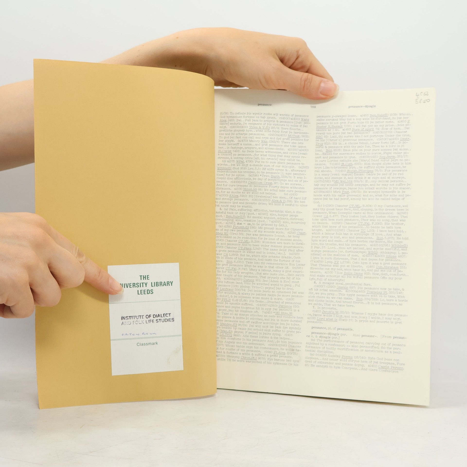 Sherman McAllister Kuhn Middle English Dictionary