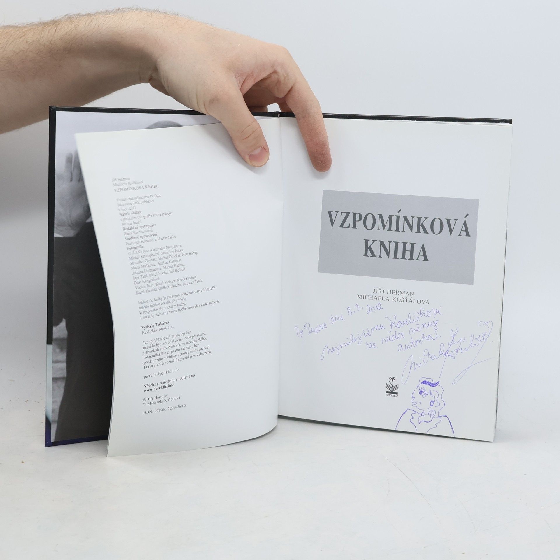 Jiří Herman Vzpomínková kniha. Václav Havel
