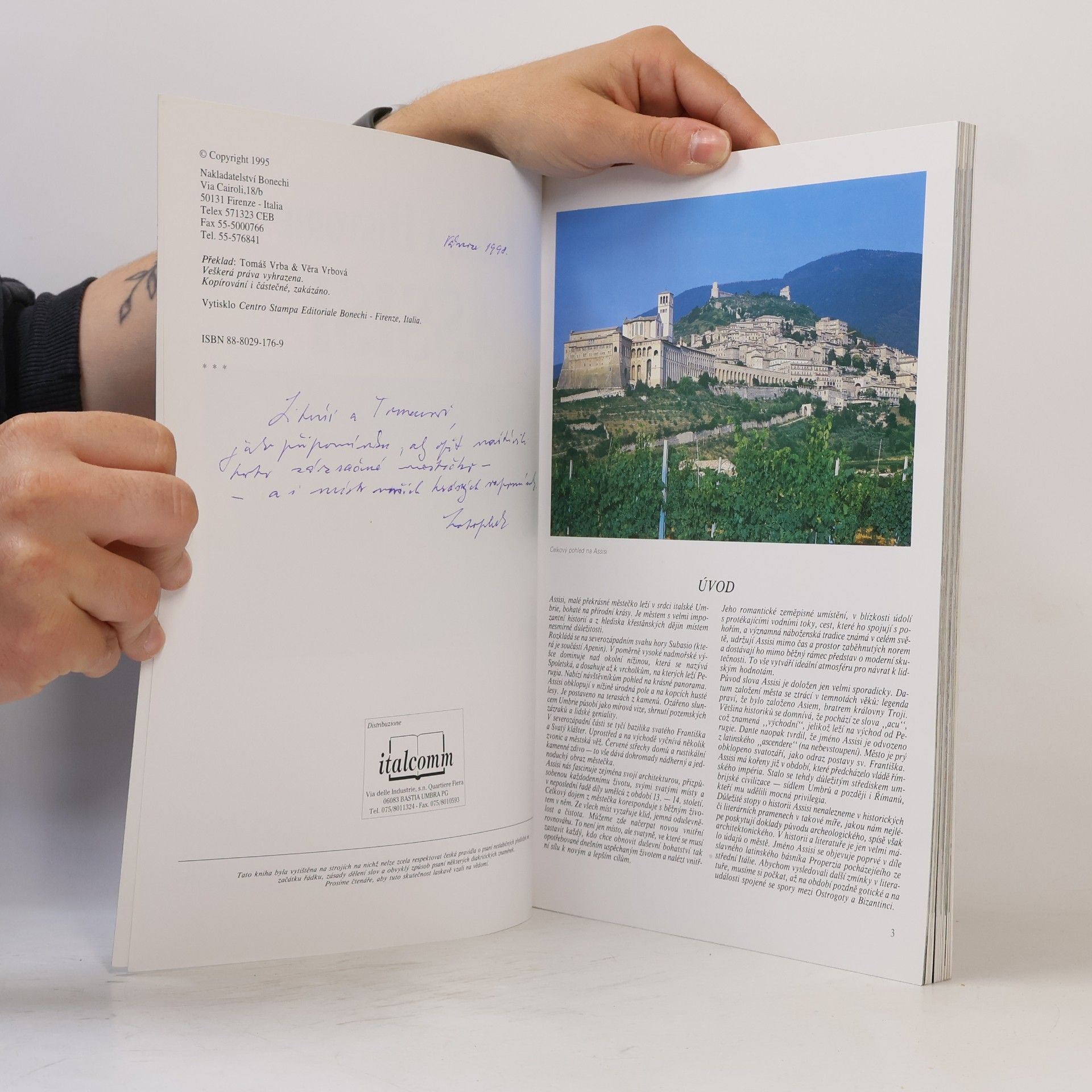 Nicola Giandomenico Umění a historie Assisi