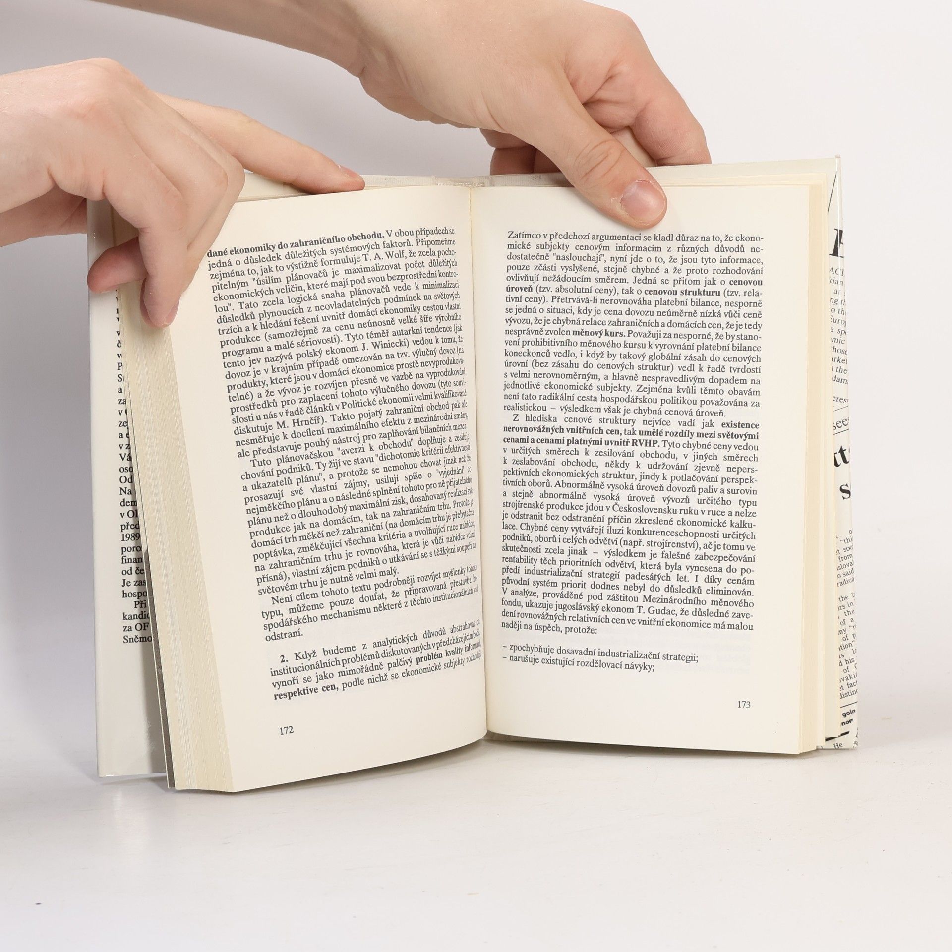 Václav Klaus Ekonomická věda a ekonomická reforma