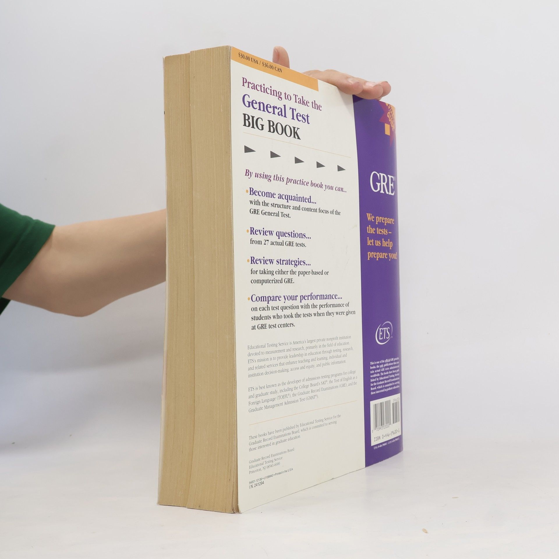 Educational Testing Service GRE Big Book