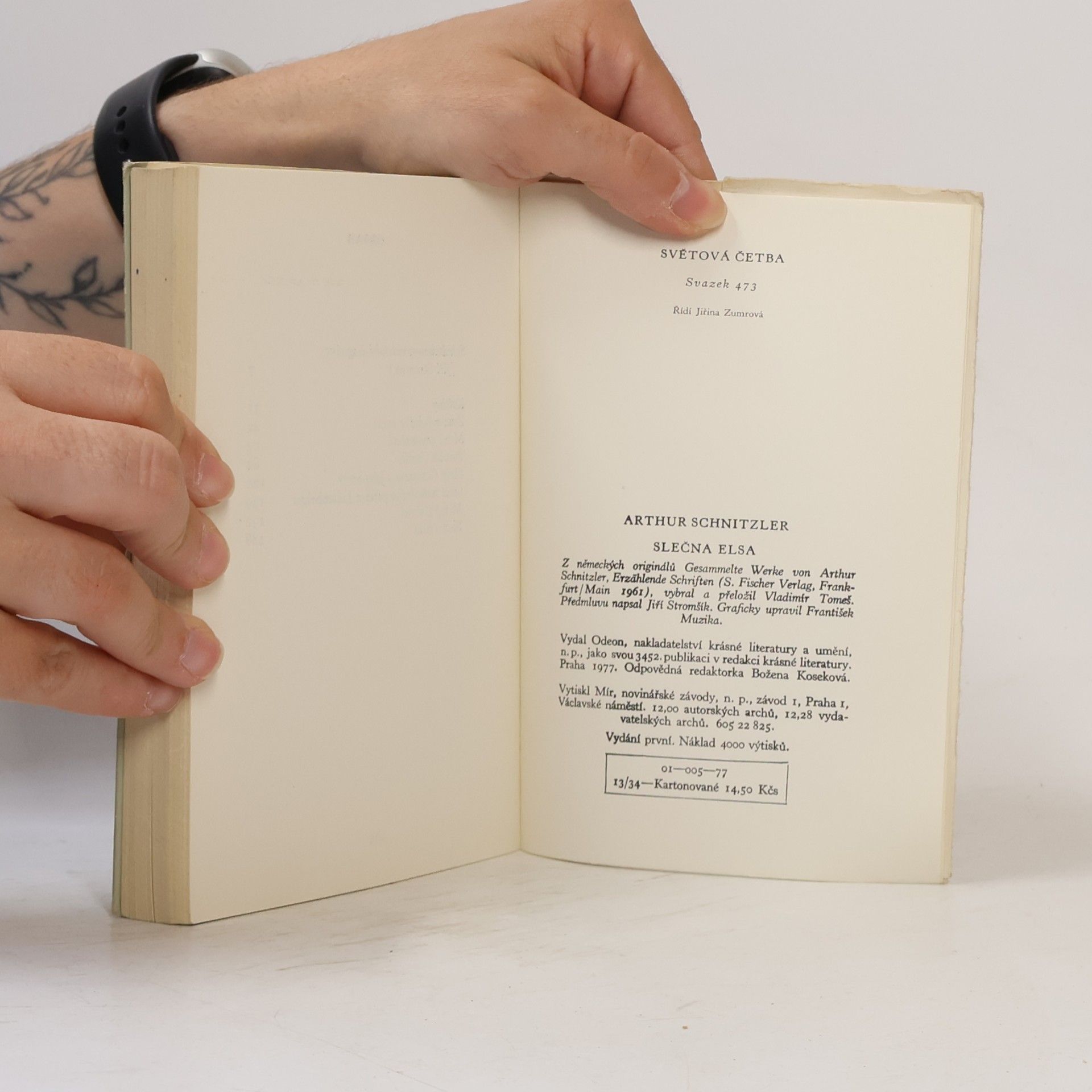 Arthur Schnitzler Slečna Elsa