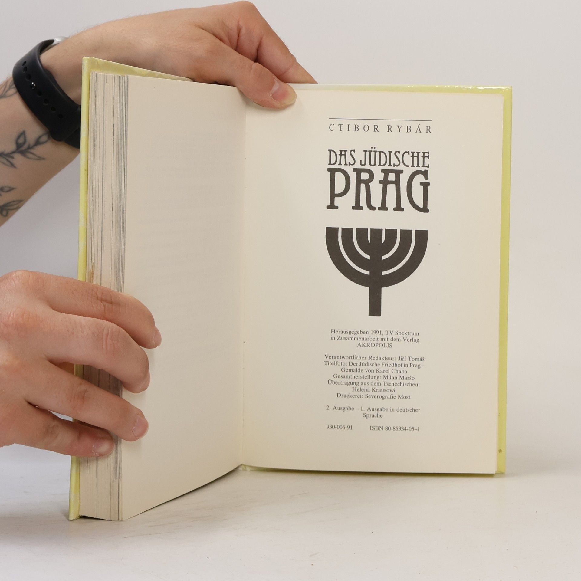 Ctibor Rybár Jewish Prague - Guide to the Monuments