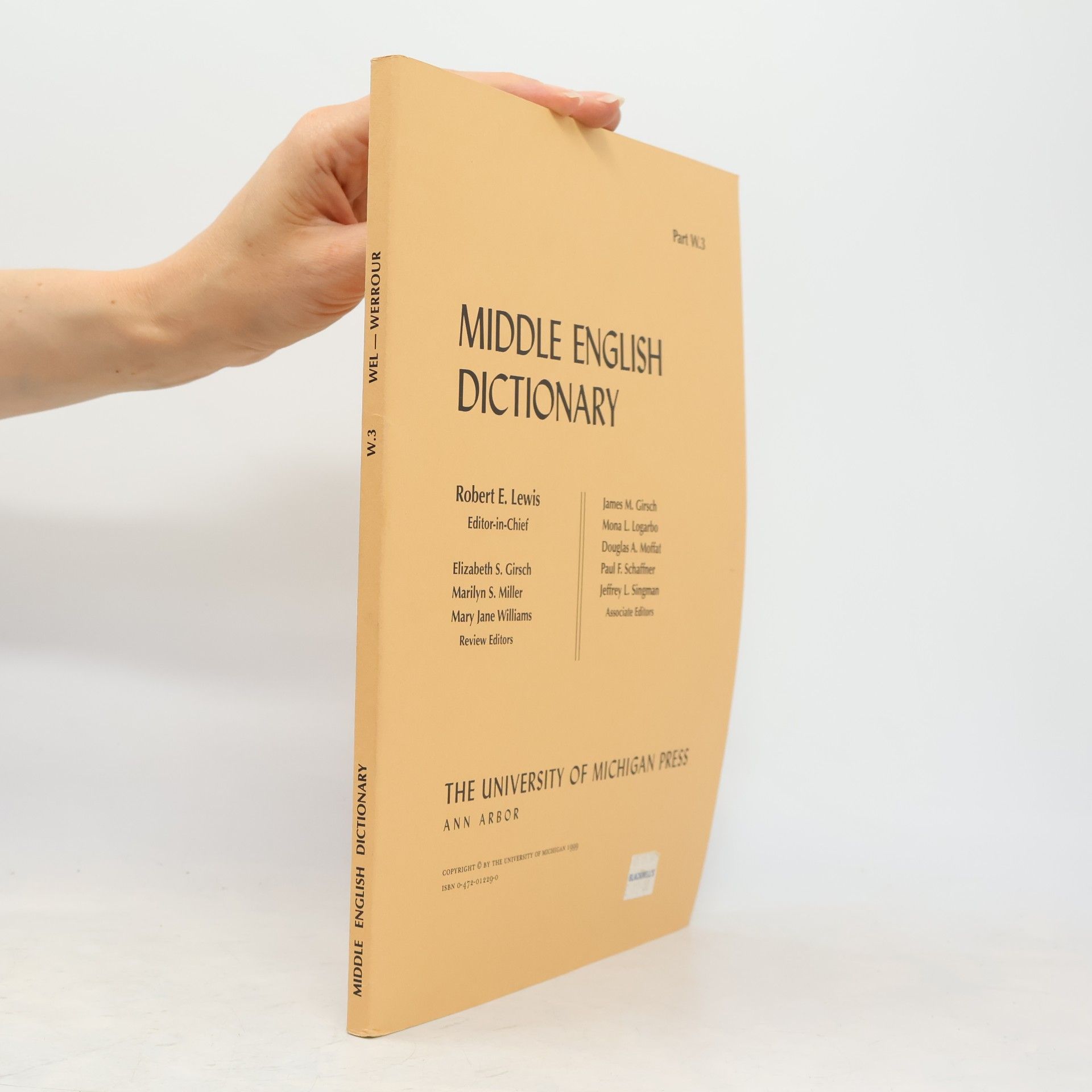 Paul F. Schaffner Middle English Dictionary