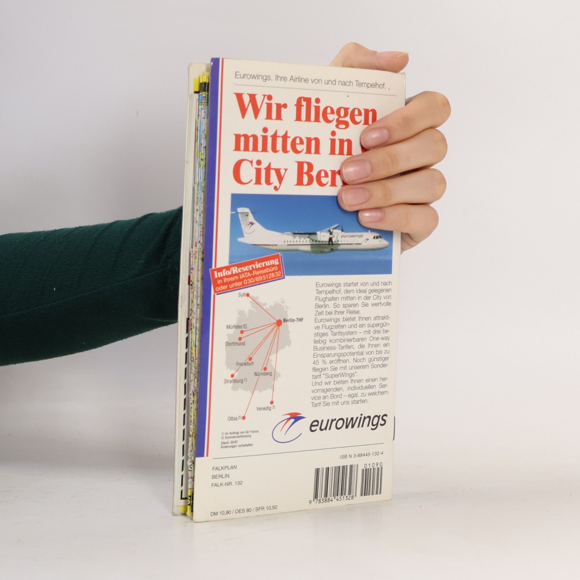 Autorenkollektiv Berlin. Stadtplan patentgefaltet