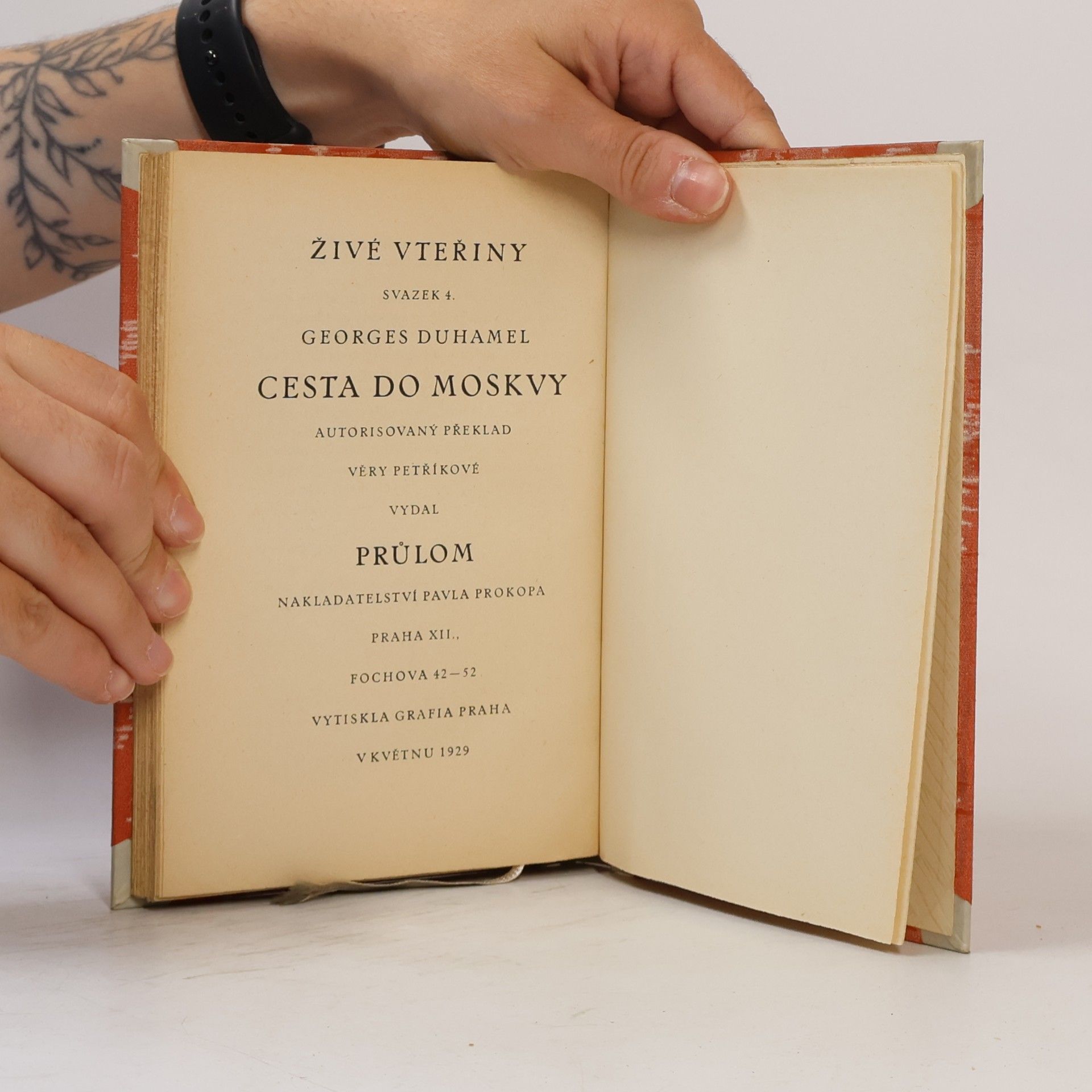Georges Duhamel  Živé vteřiny 4. Cesta do Moskvy