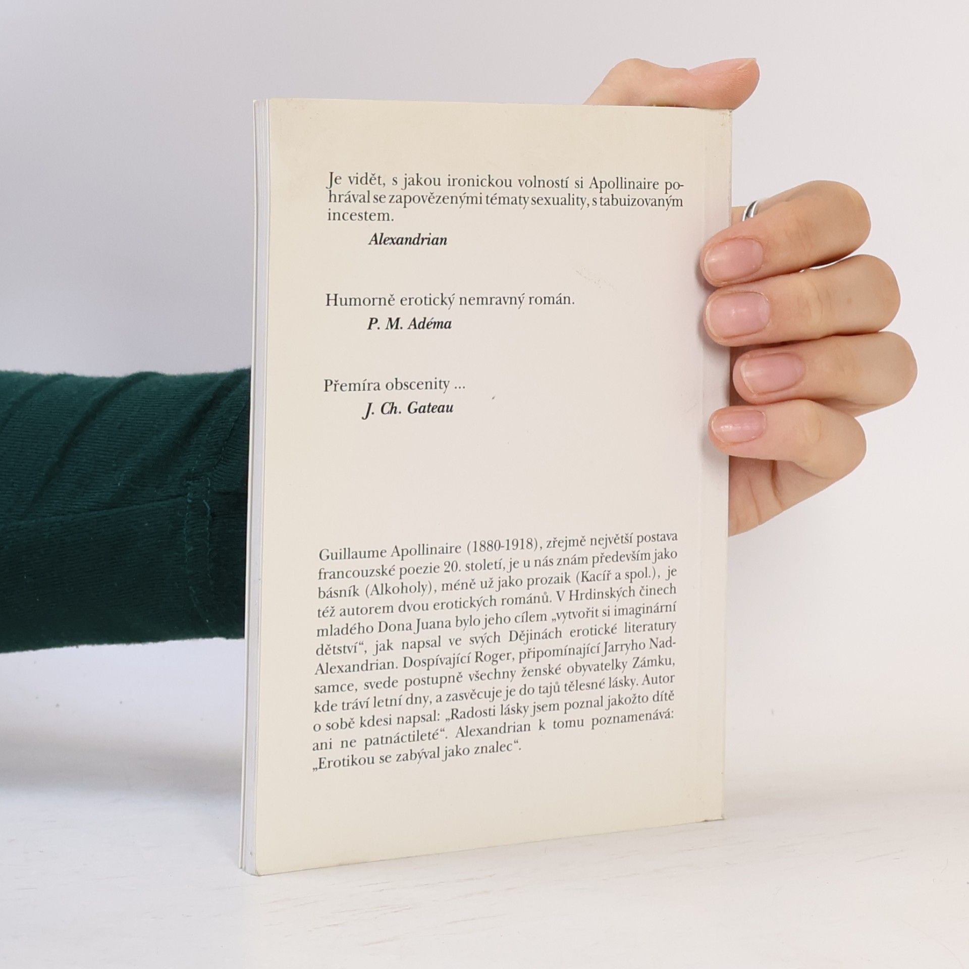 Guillaume Apollinaire Hrdinské činy mladého dona Juana