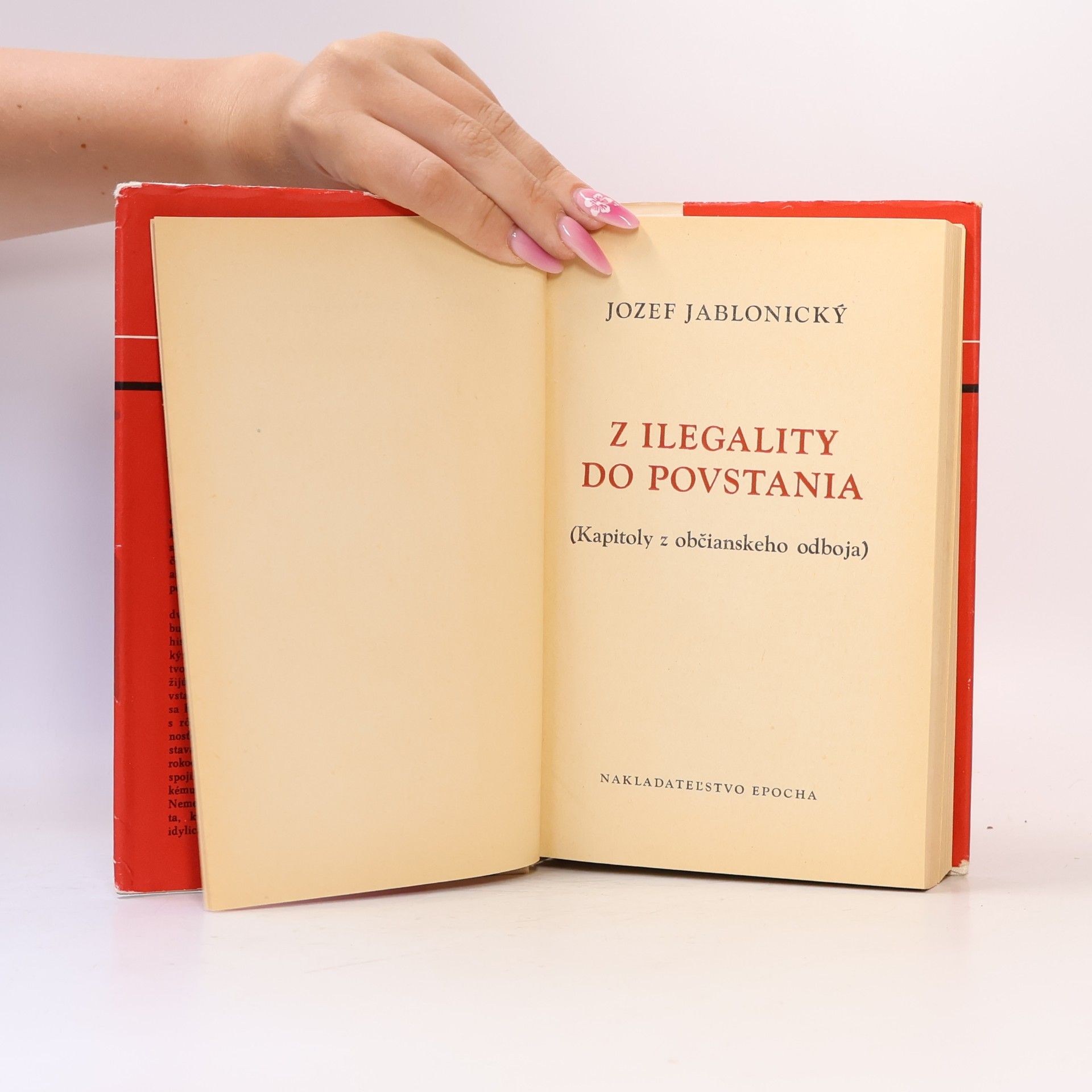Jozef Jablonický Z ilegality do povstania