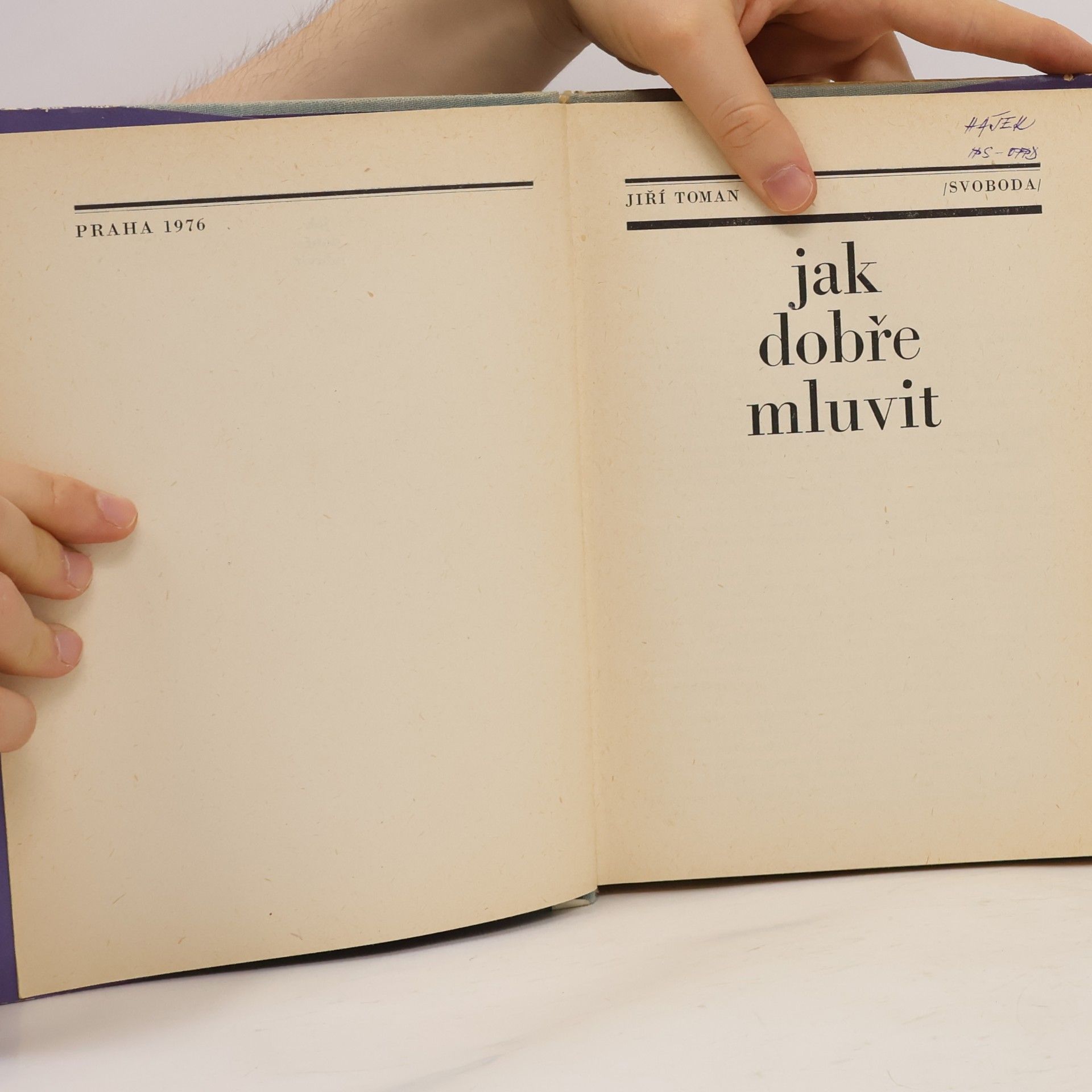 Jiří Toman Jak dobře mluvit