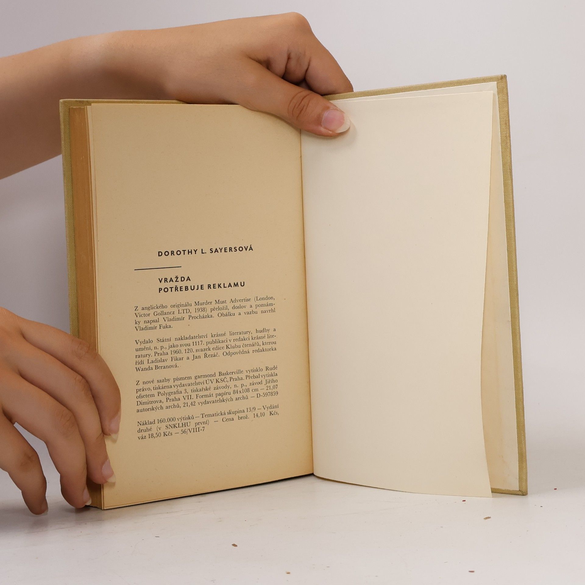 Dorothy L. Sayers Vražda potřebuje reklamu