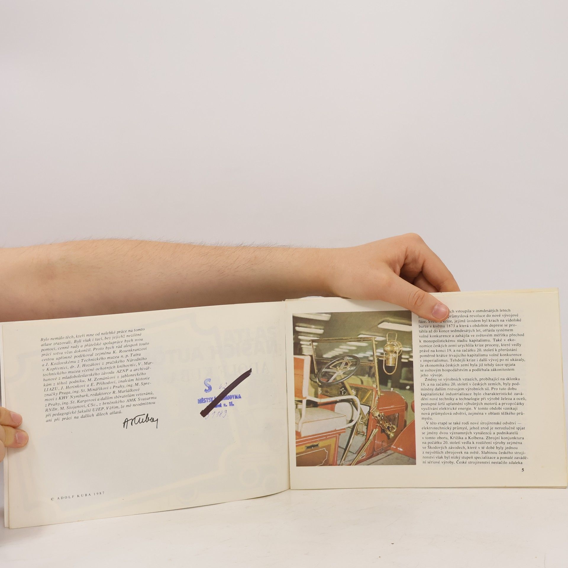 Adolf Kuba Atlas našich automobilů 1