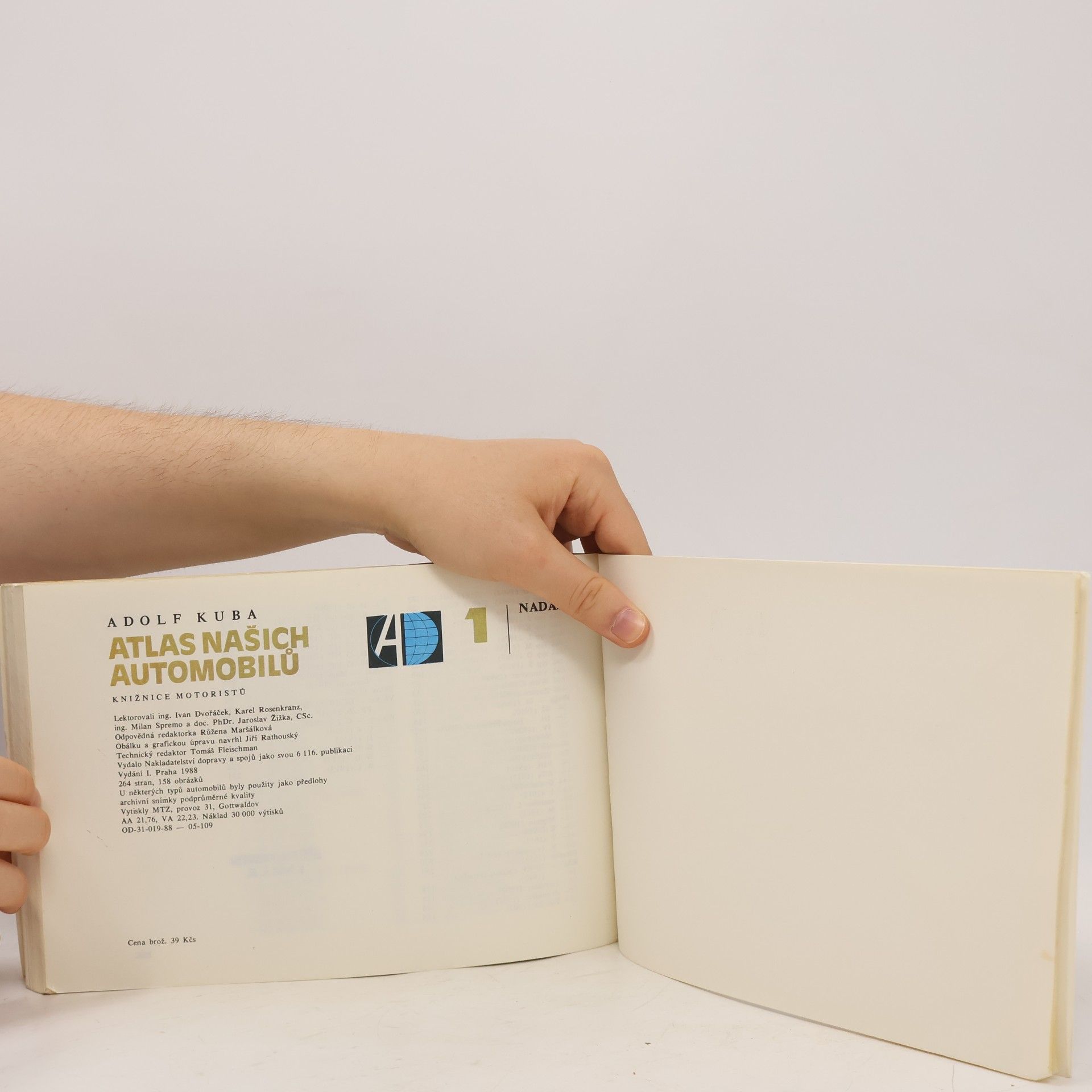 Adolf Kuba Atlas našich automobilů 1