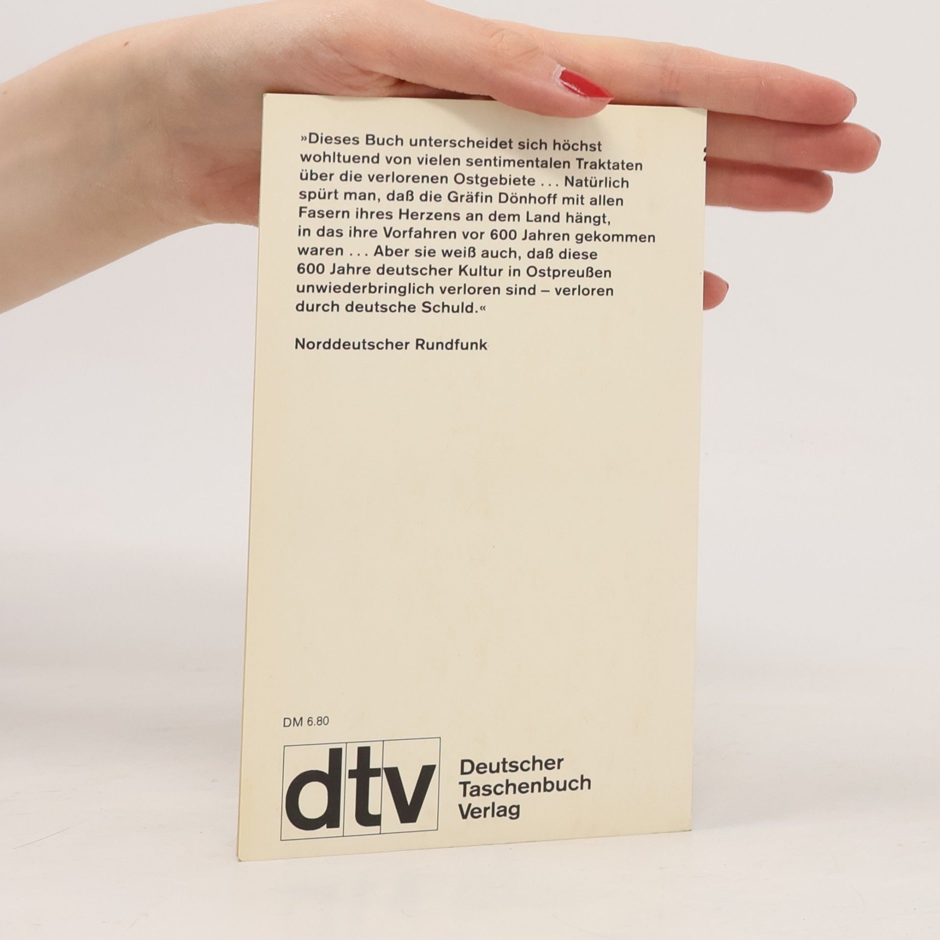 Marion Dönhoffová Namen die keiner mehr nennt