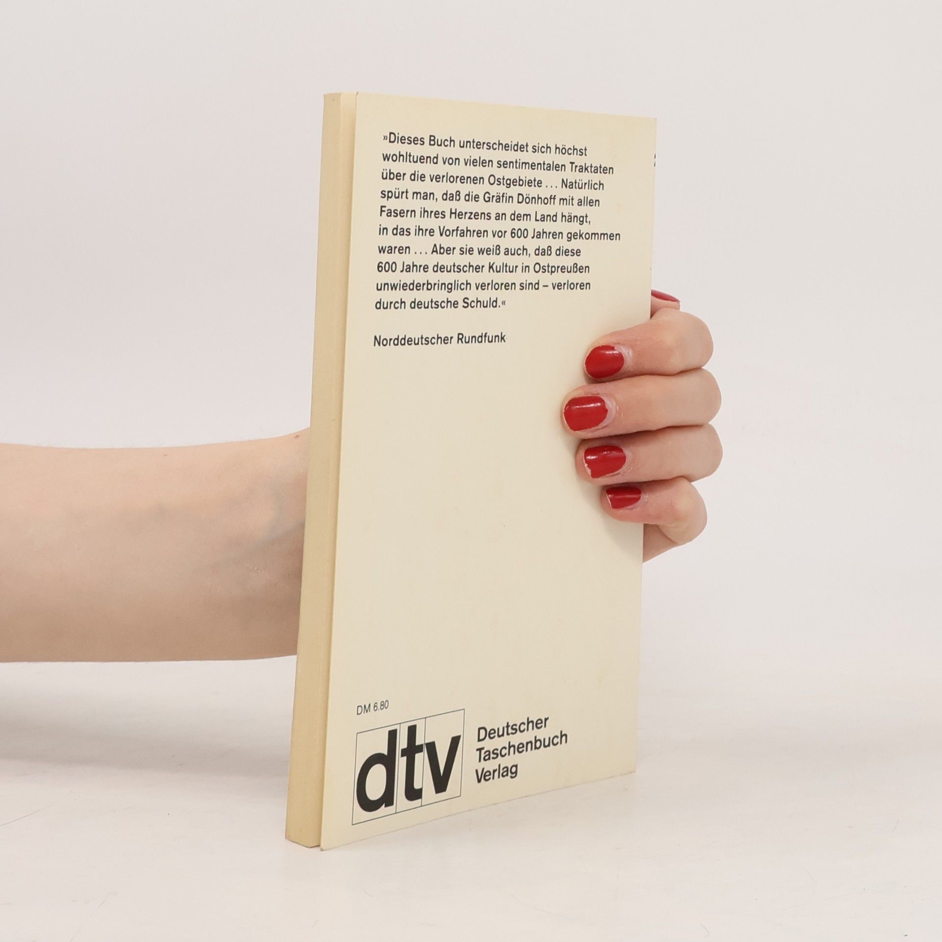 Marion Dönhoffová Namen die keiner mehr nennt