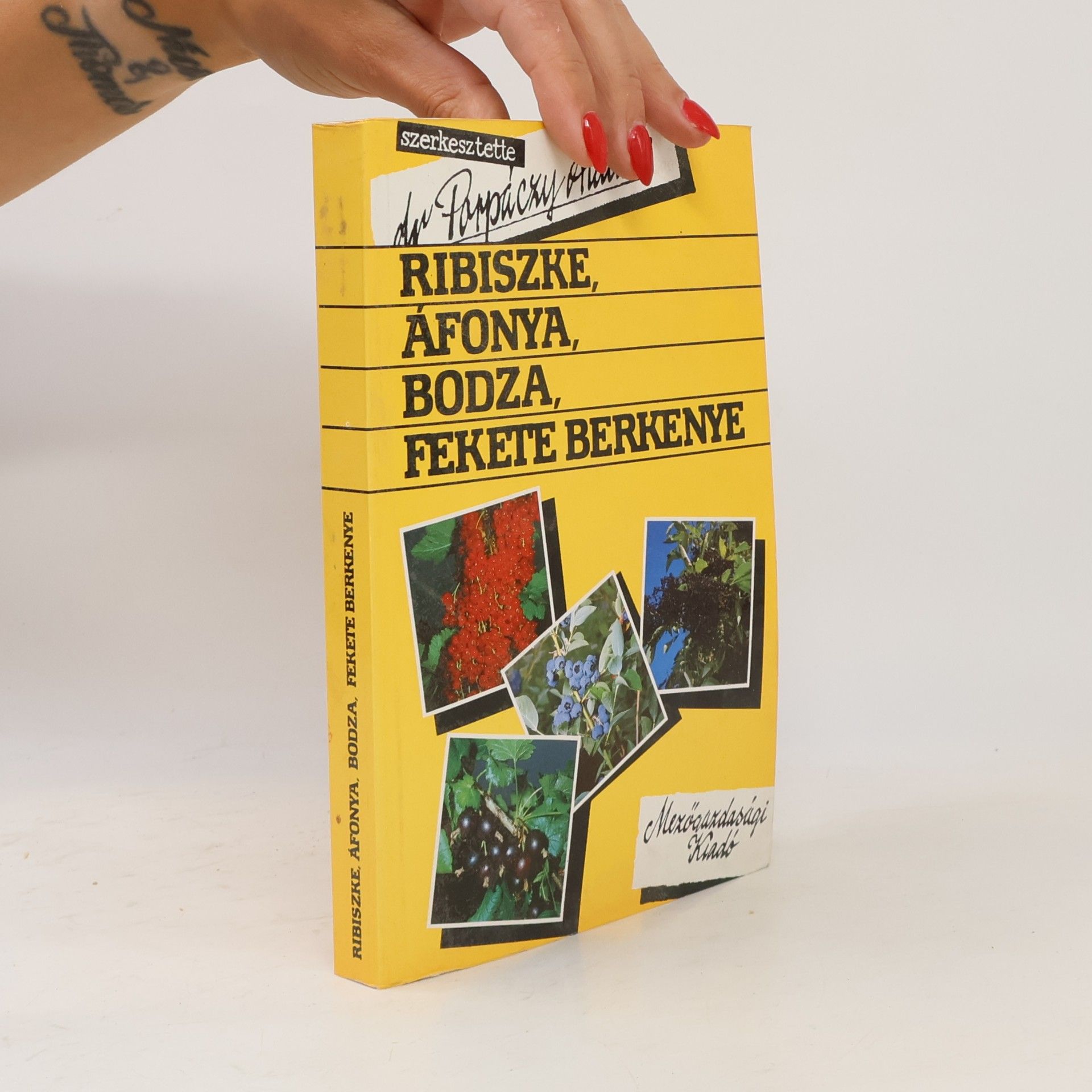 Dr. Porpáczy O. Ribiszke, áfonya, bodza, fekete berkenye