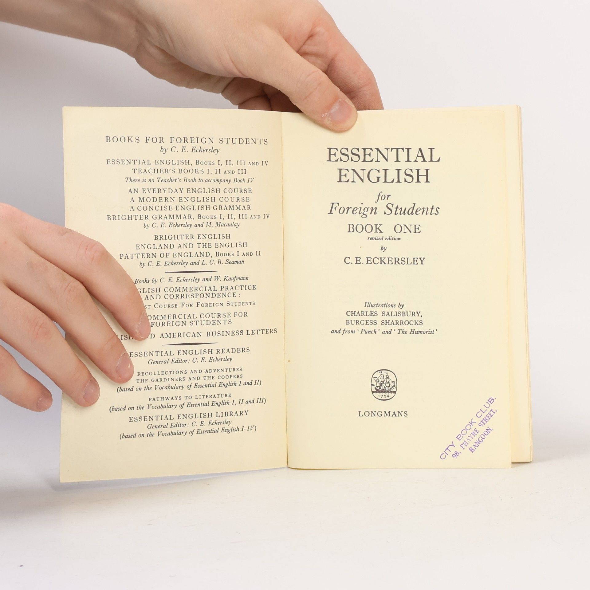 C. E. Eckersley Essential English for Foreign Students
