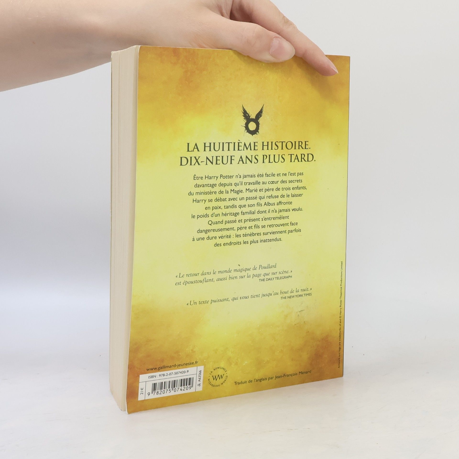 J. K. Rowling Harry Potter et l'Enfant Maudit. Parties une et deux