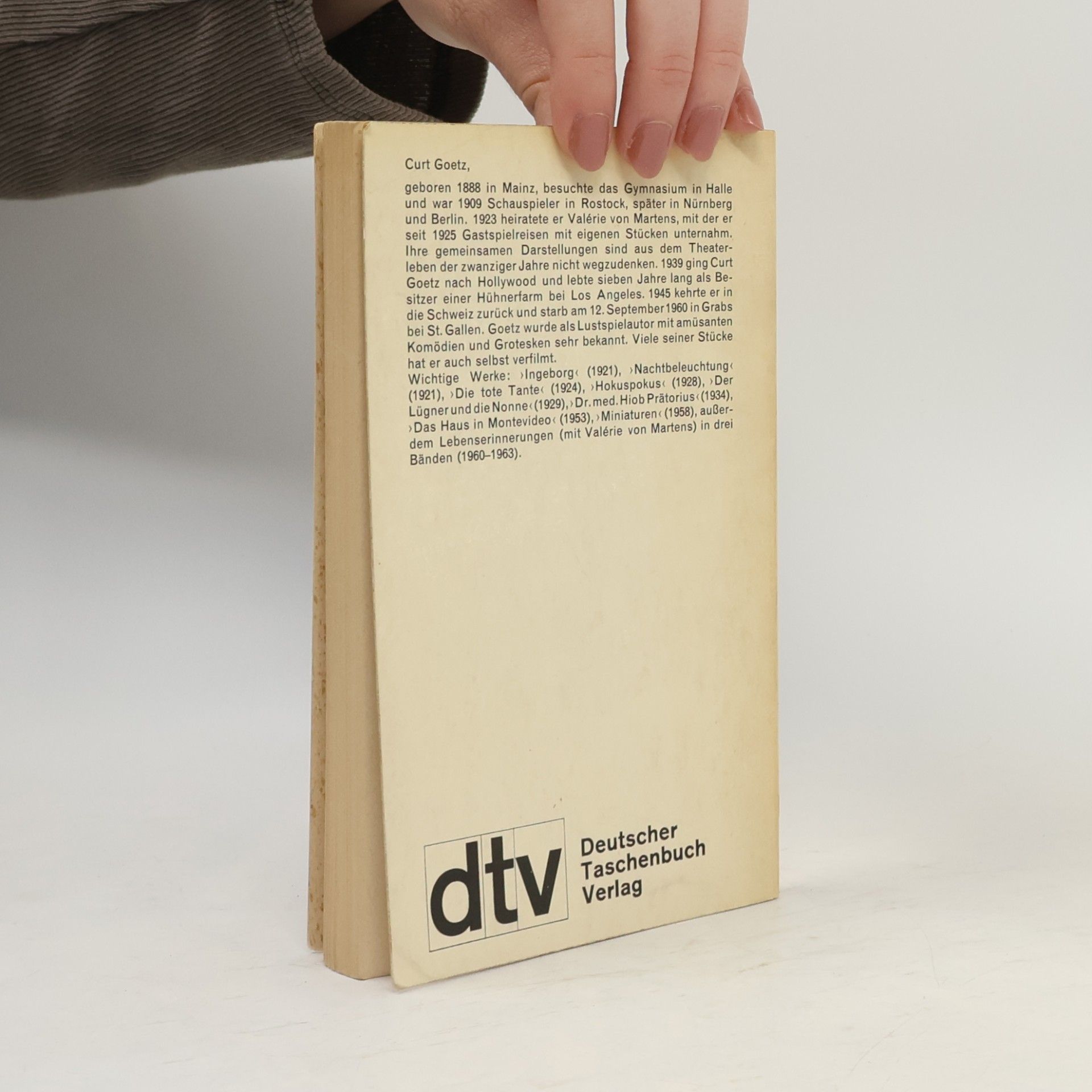 Curt Goetz Die Tote von Beverly Hills