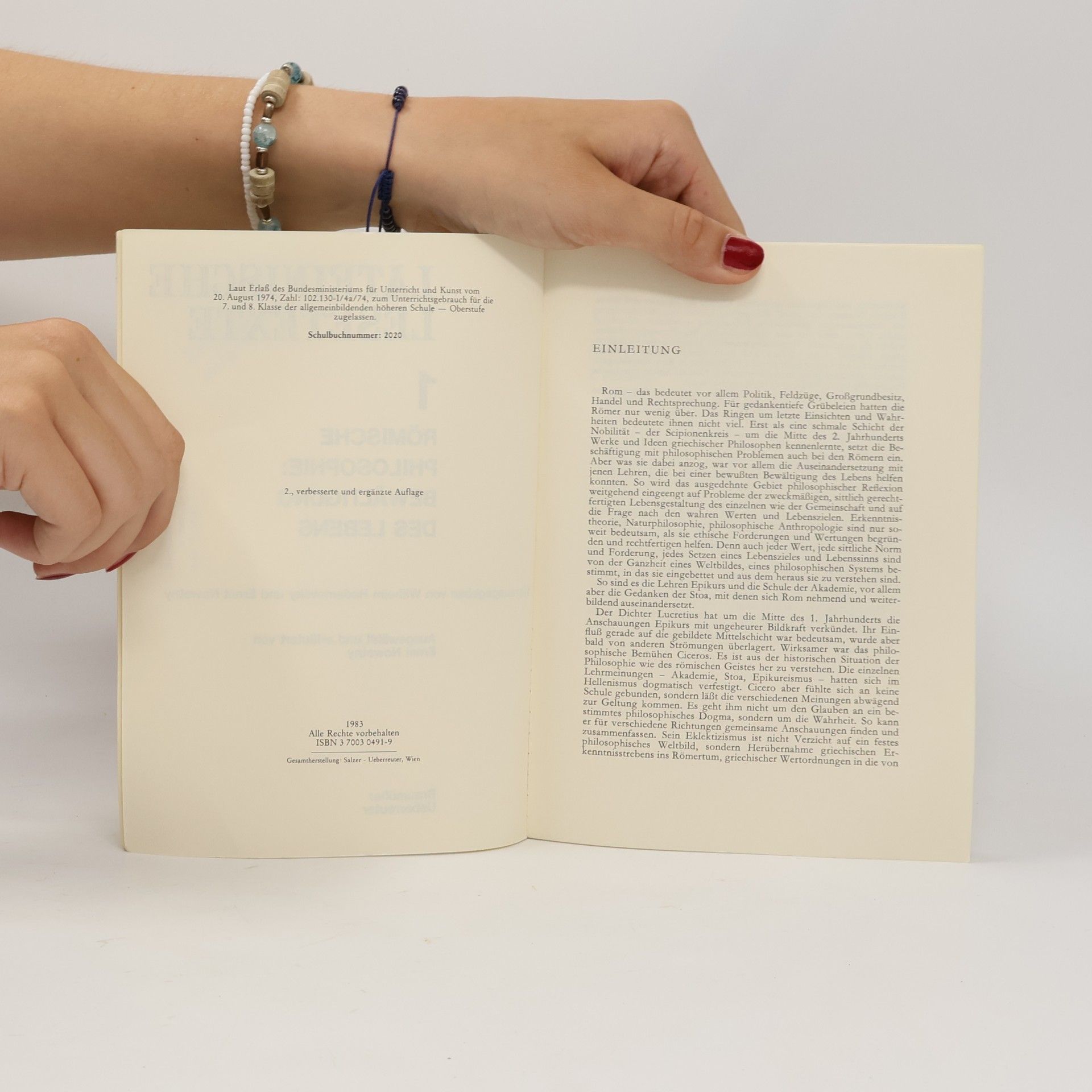 Wilhelm Hadamovsky Lateinische Lesetexte 1