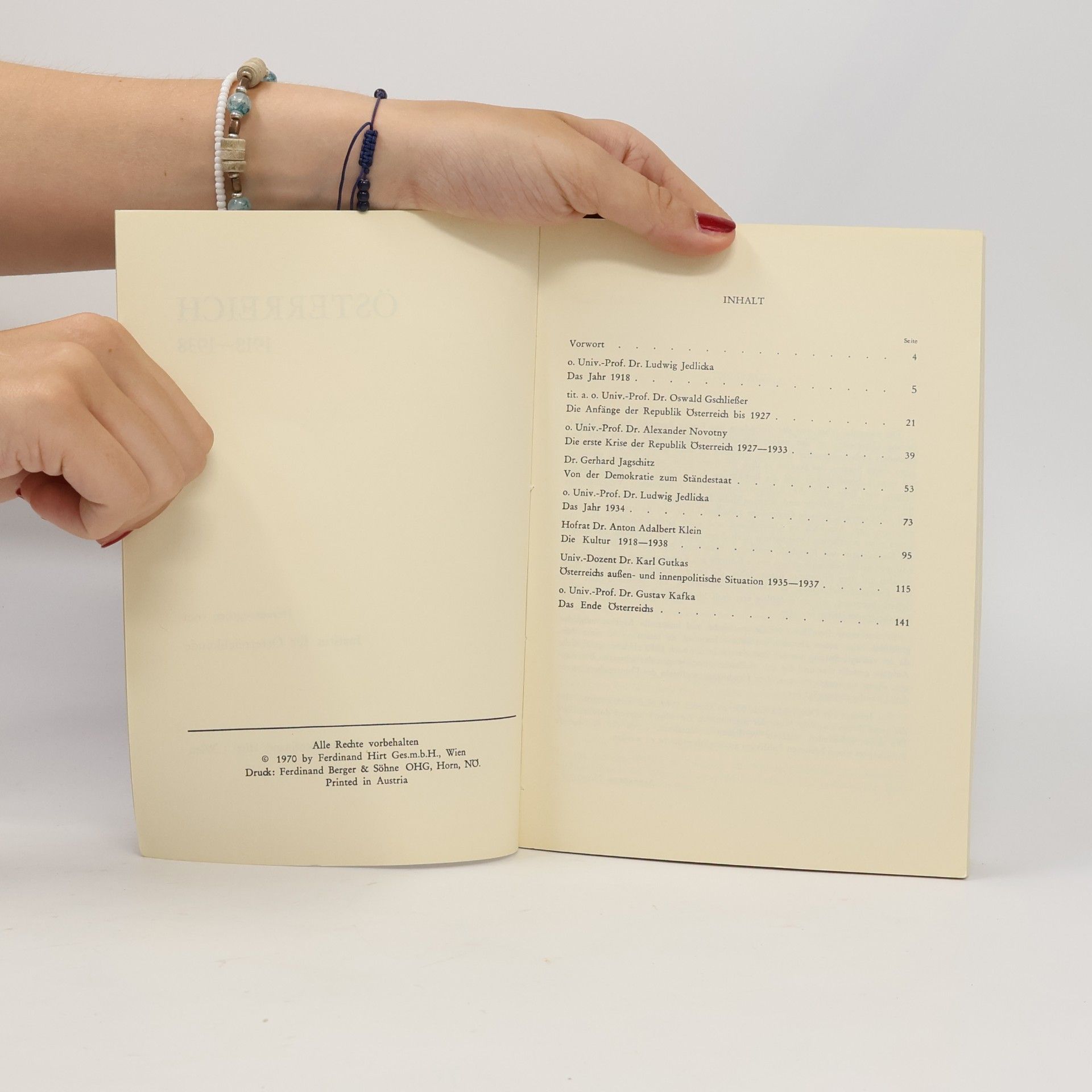 Autorenkollektiv Österreich 1918-1938