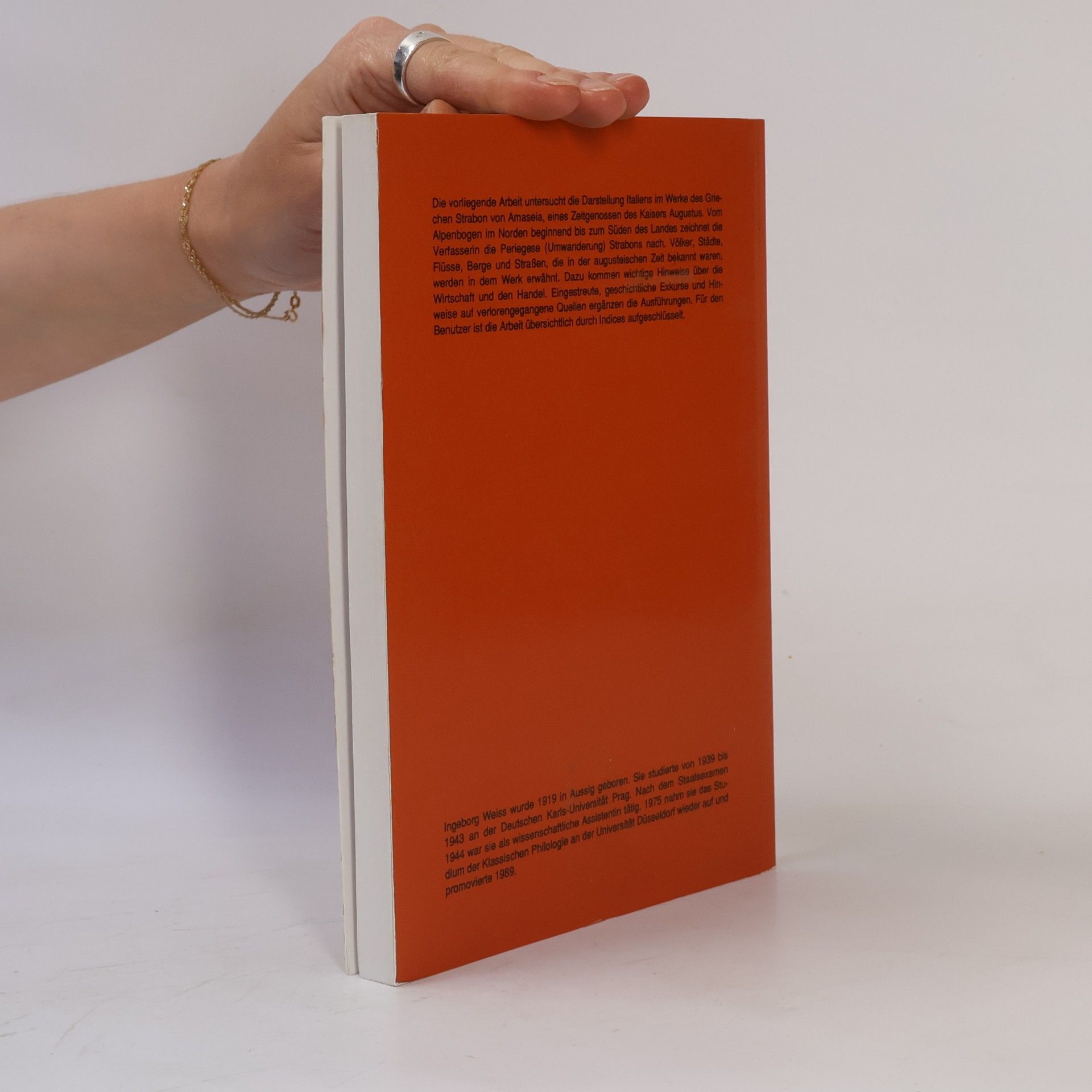 Ingeborg Weiss PRISMATA - 2: Die Italienbücher des Strabon von Amaseia