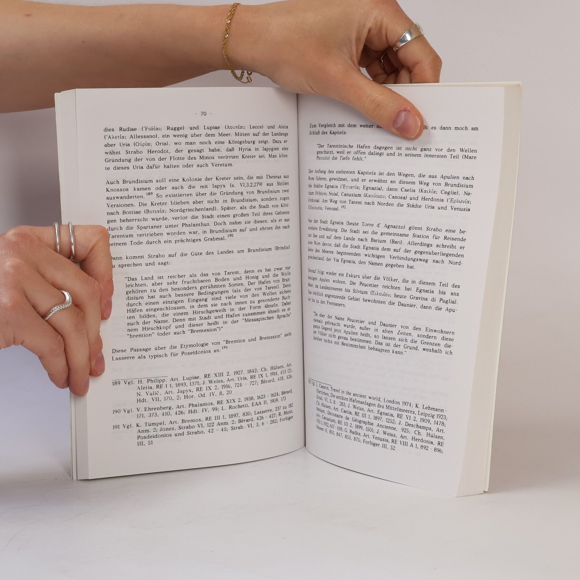 Ingeborg Weiss PRISMATA - 2: Die Italienbücher des Strabon von Amaseia
